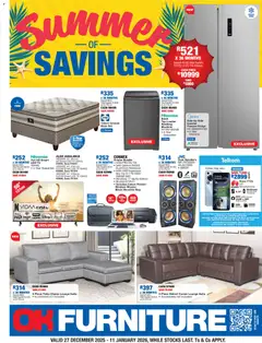 OK Furniture specials catalogue – valid from 27.12.2025