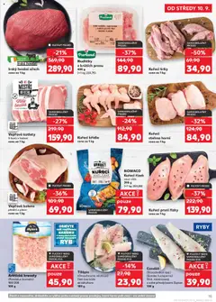 Kuřecí prsní řízky, Kuřecí prsní řízky cena za 1 kg od 10.09.2025 | Strana: 15