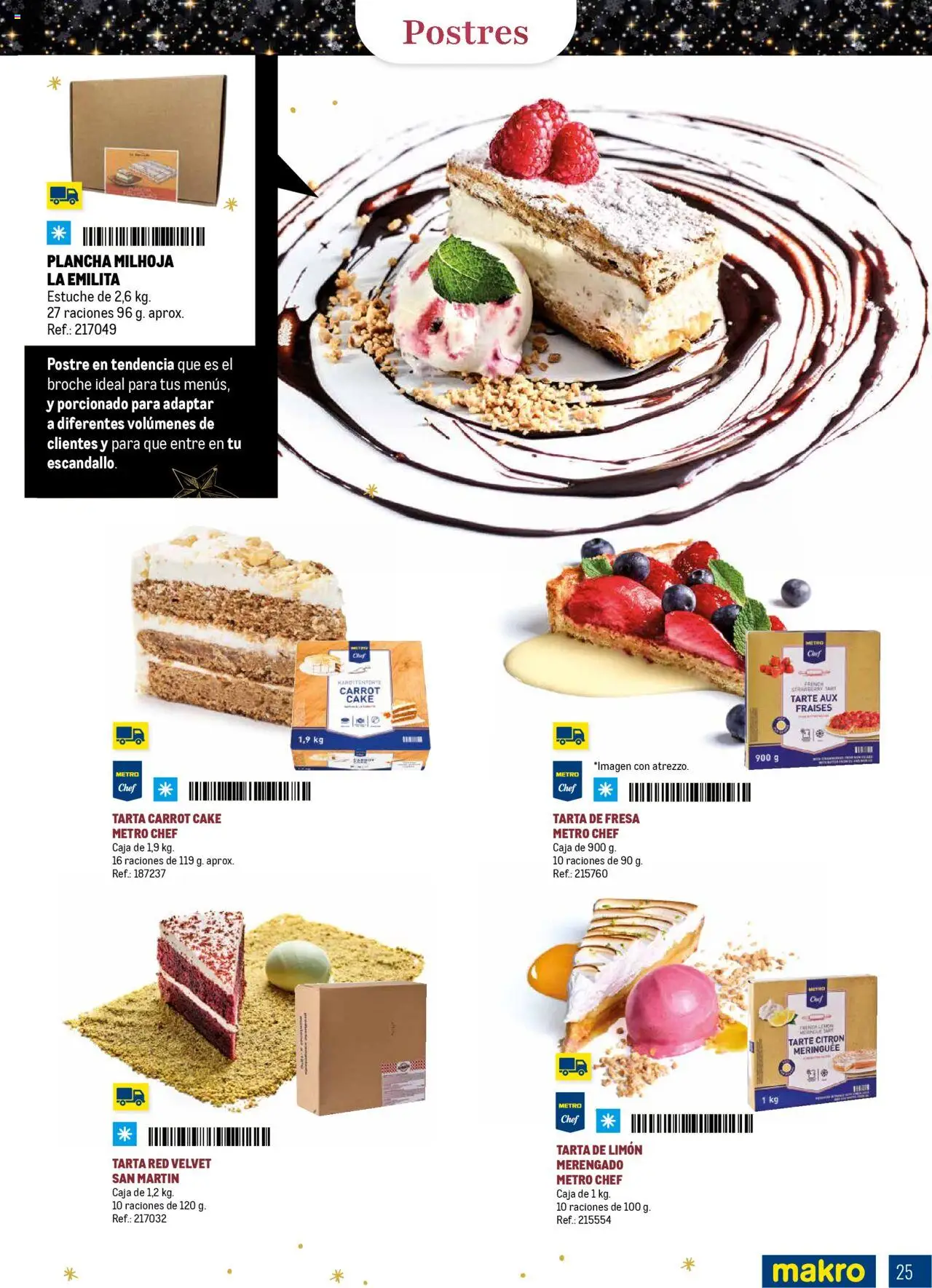 Makro - Comidas y Cenas de Navidad Centro │ válido desde el 03.10.2025 | Página: 25 | Productos: Plancha, Caja