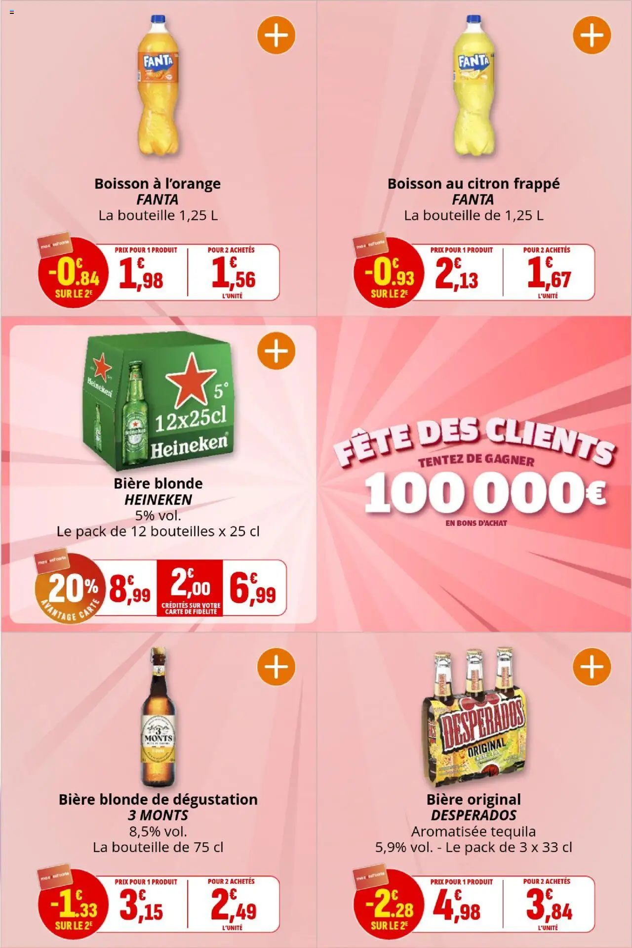 {H1} | Page: 22 | Produits: Citron, Bière blonde, Tequila, Heineken