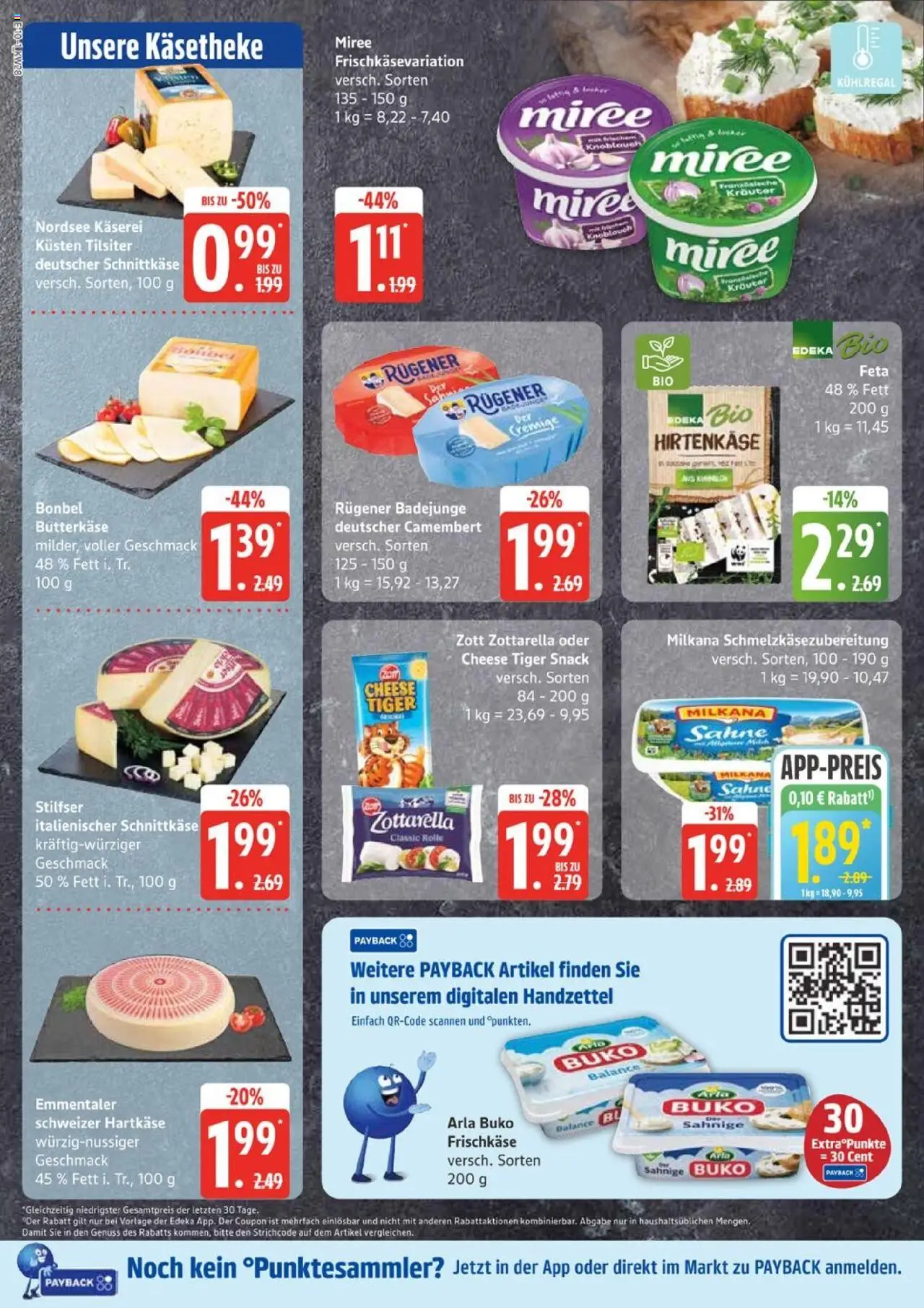 Edeka Prospekt 	 - gültig ab dem 07.07.2025 | Seite: 10 | Produkte: Milkana, Arla buko, Sahne, Frischkase