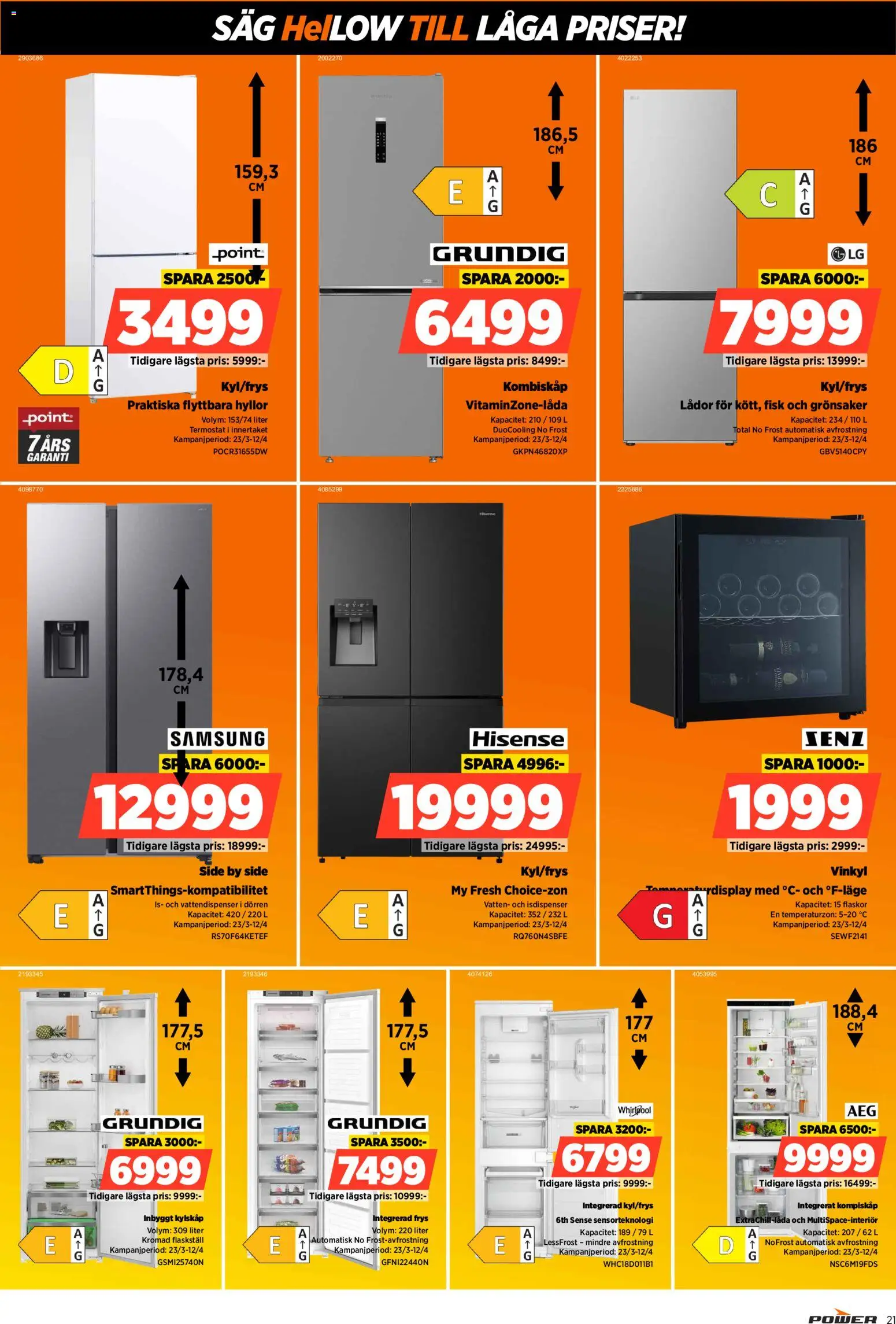 Power reklamblad aktuell från 06.04.2026 | Sida: 21