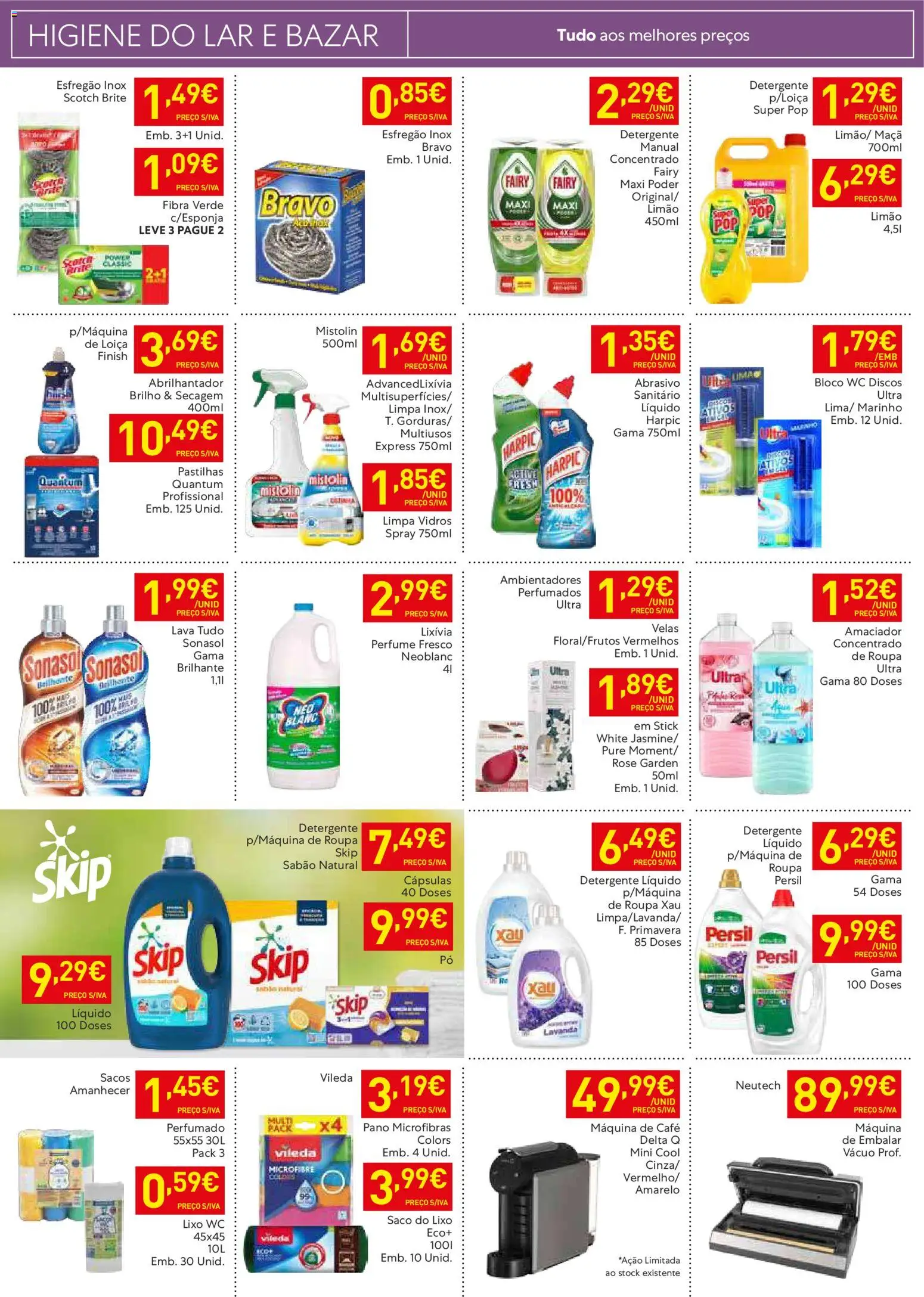 Recheio folheto Madeira │ válido de 13.01.2026 | Página: 12 | Produtos: Máquina de café, Sabão, Detergente, Maça