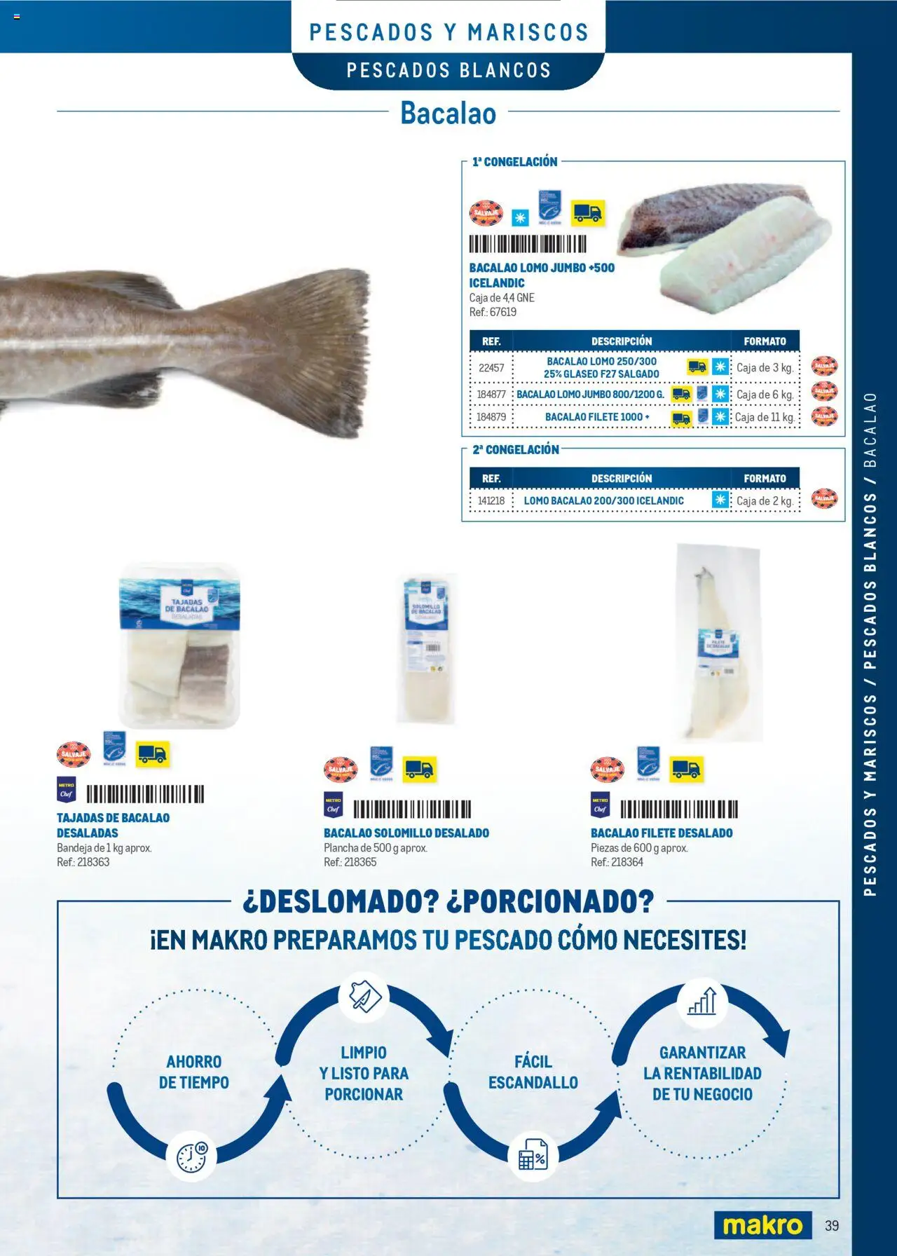 Makro - Especia Carta Prat │ válido desde el 08.04.2025 | Página: 39 | Productos: Pescado, Plancha, Filete, Bandeja