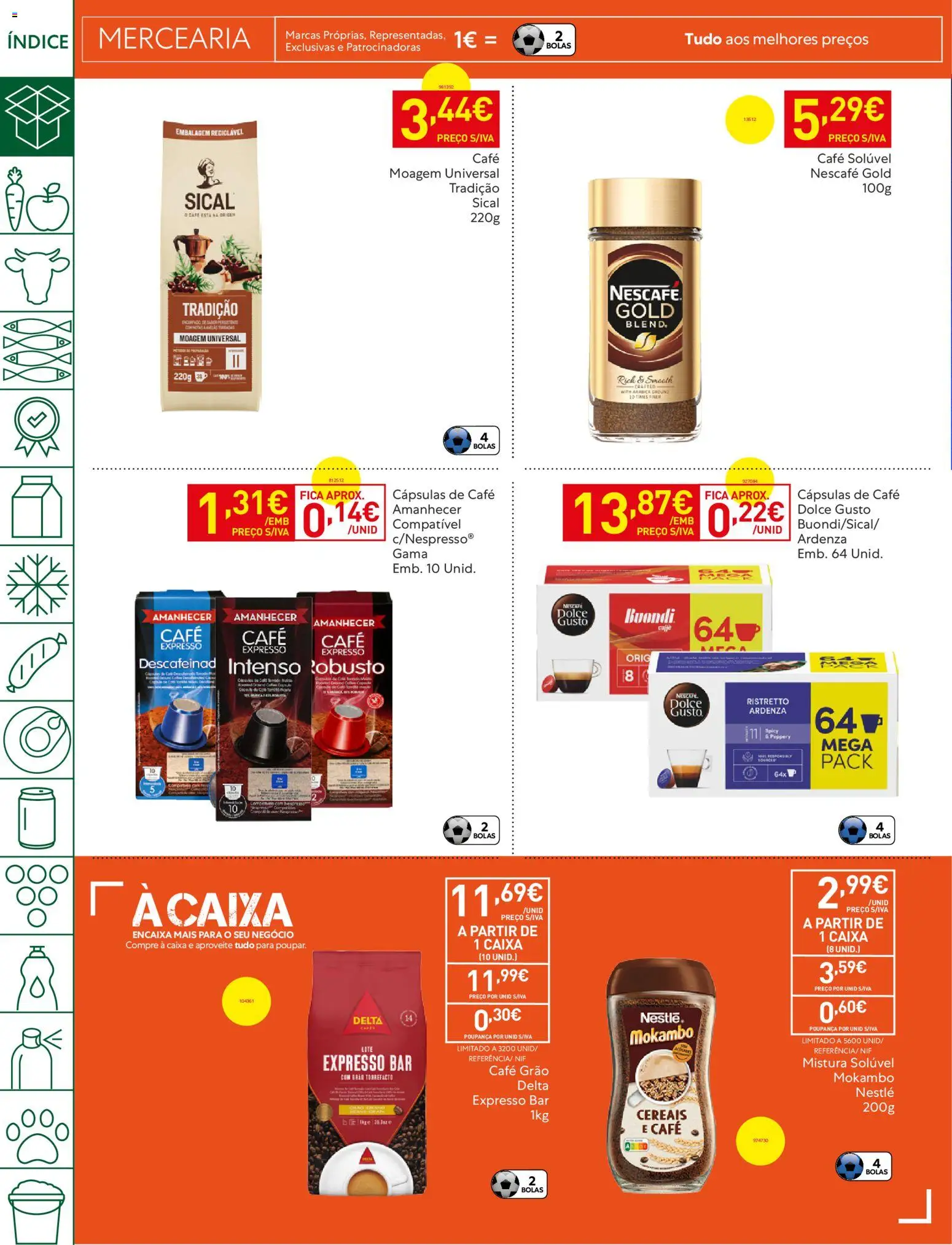 Recheio - Bons Negócios Madeira │ válido de 07.04.2026 | Página: 28 | Produtos: Caixa, Nestlé, Café, Dolce gusto