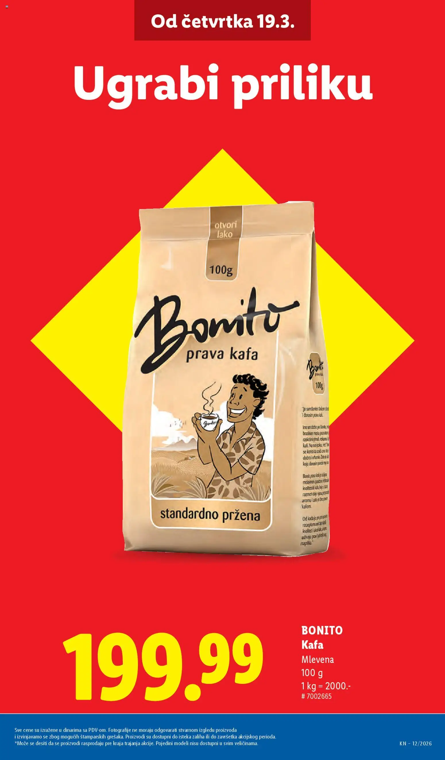 Lidl katalog - važi od 19.03.2026 | Strana: 7 | Proizvode: Kafa