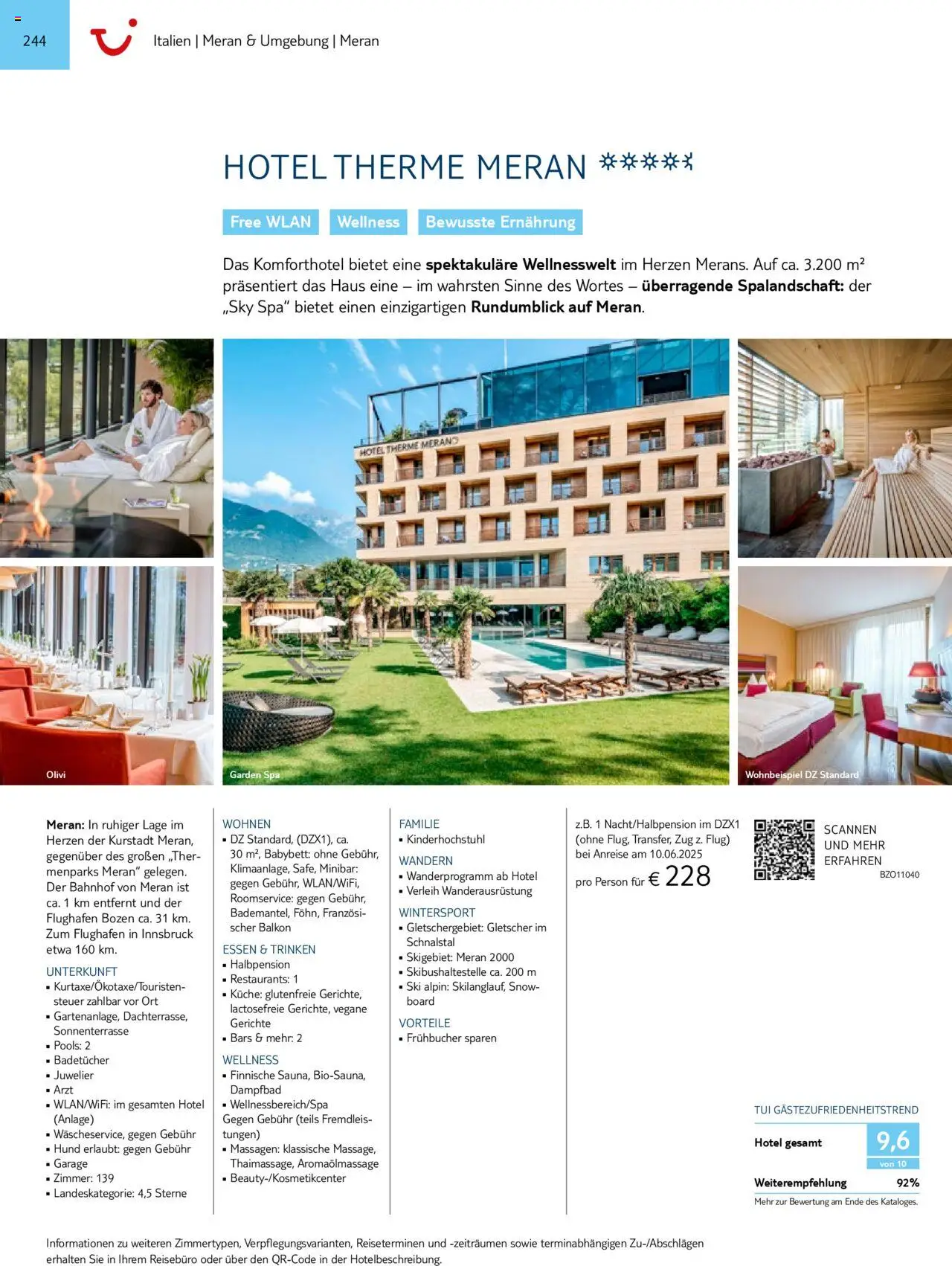 TUI Prospekt 	 – gültig ab 01.11.2024 | Seite: 244 | Produkte: Babybett, Küche, Ski