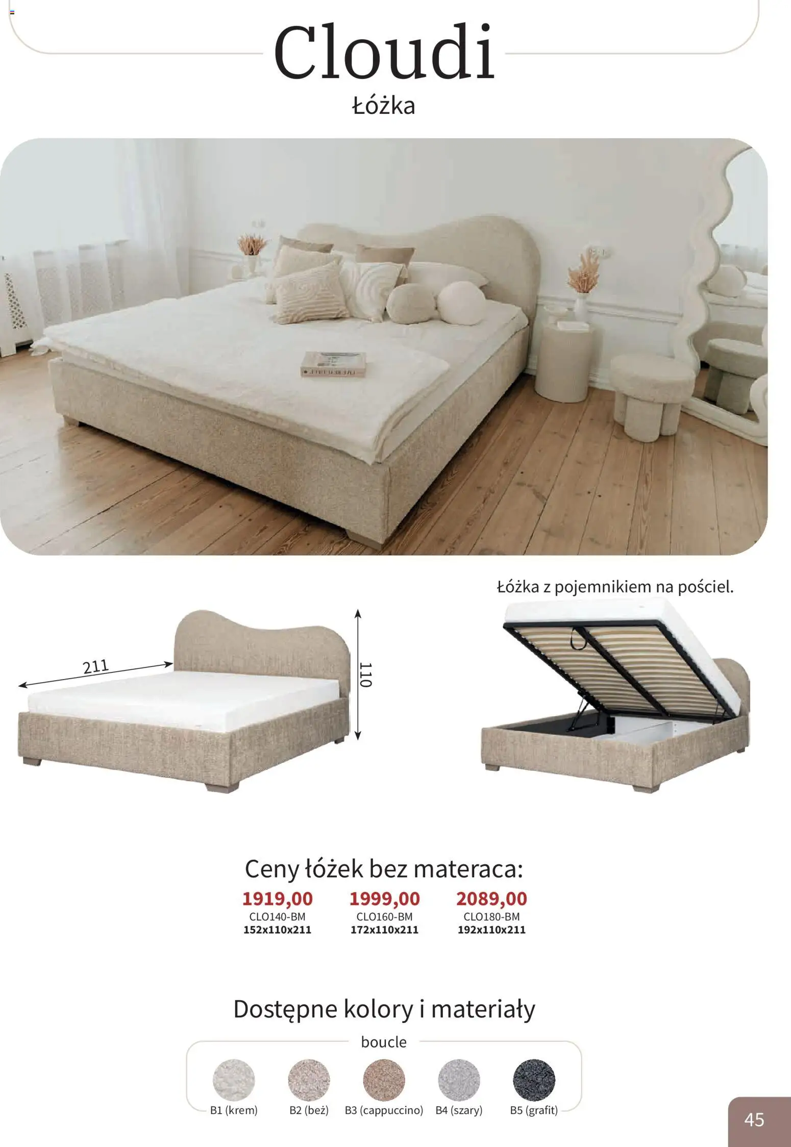 Bodzio Katalog od 01.01.2026 | Strona: 45 | Produkty: Cappuccino, Krem