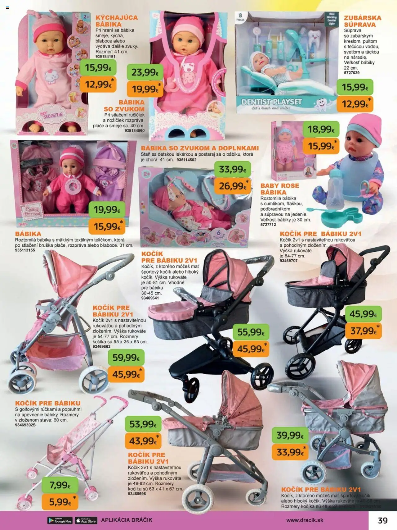 Nové Dráčik akcie – leták je platný od 03.10.2025 | Strana: 39 | Produkty: Stan