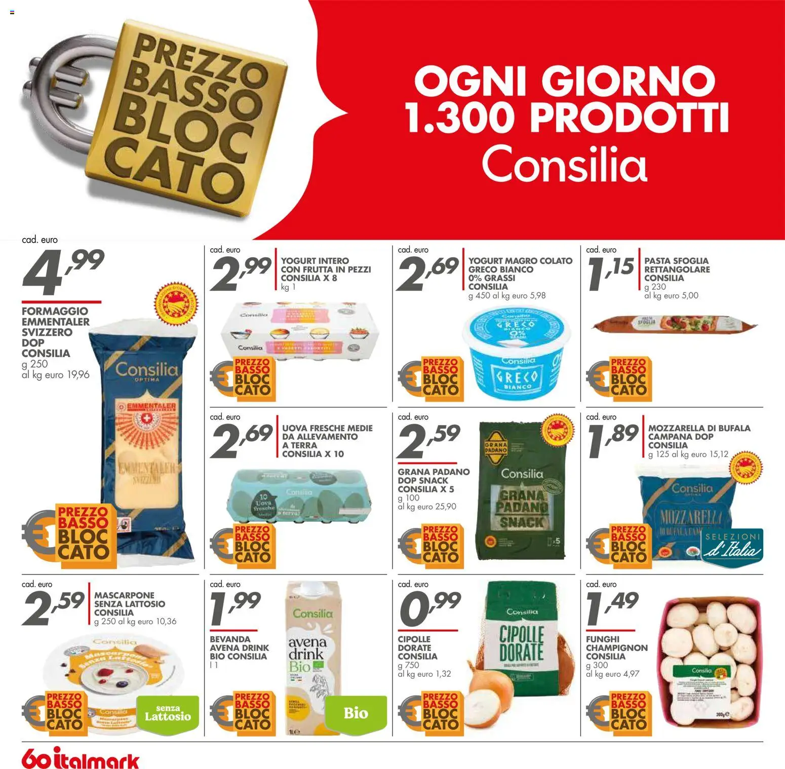 Volantino Italmark del 10.12.2025 | Pagina: 32 | Prodotti: Yogurt, Cipolle, Funghi, Terra