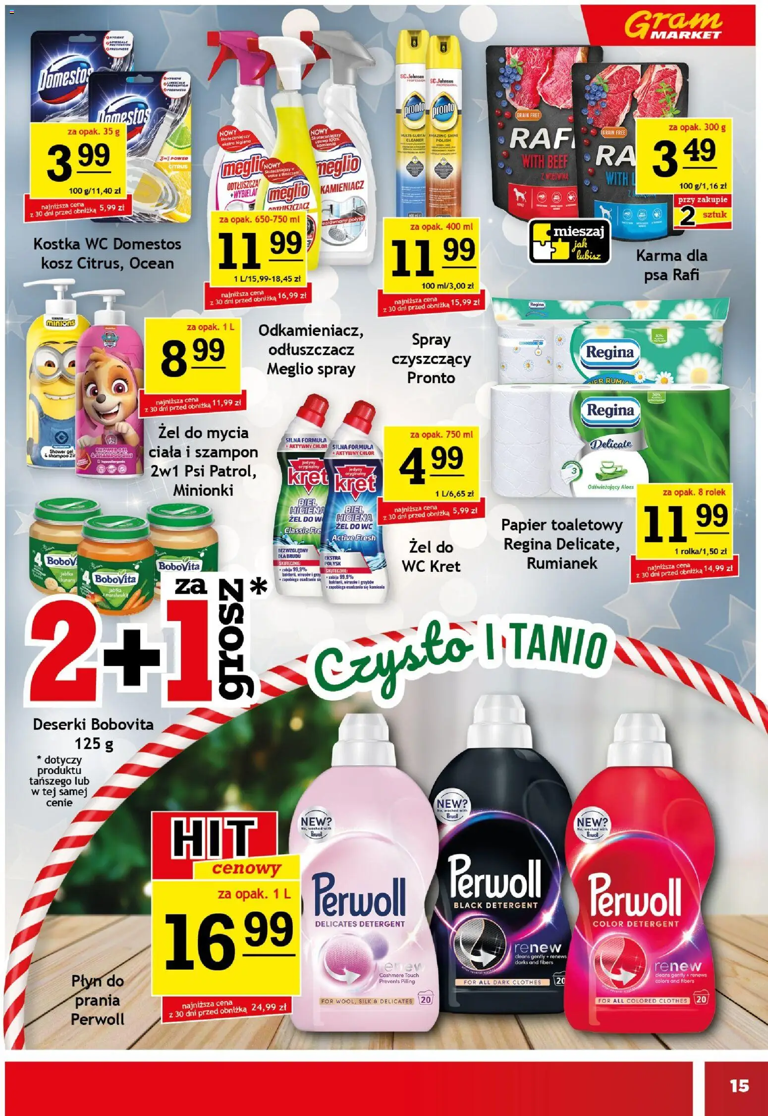 Gram Market Gazetka od 10.12.2025 | Strona: 15 | Produkty: Aloes, Kosz, Szampon, Detergent