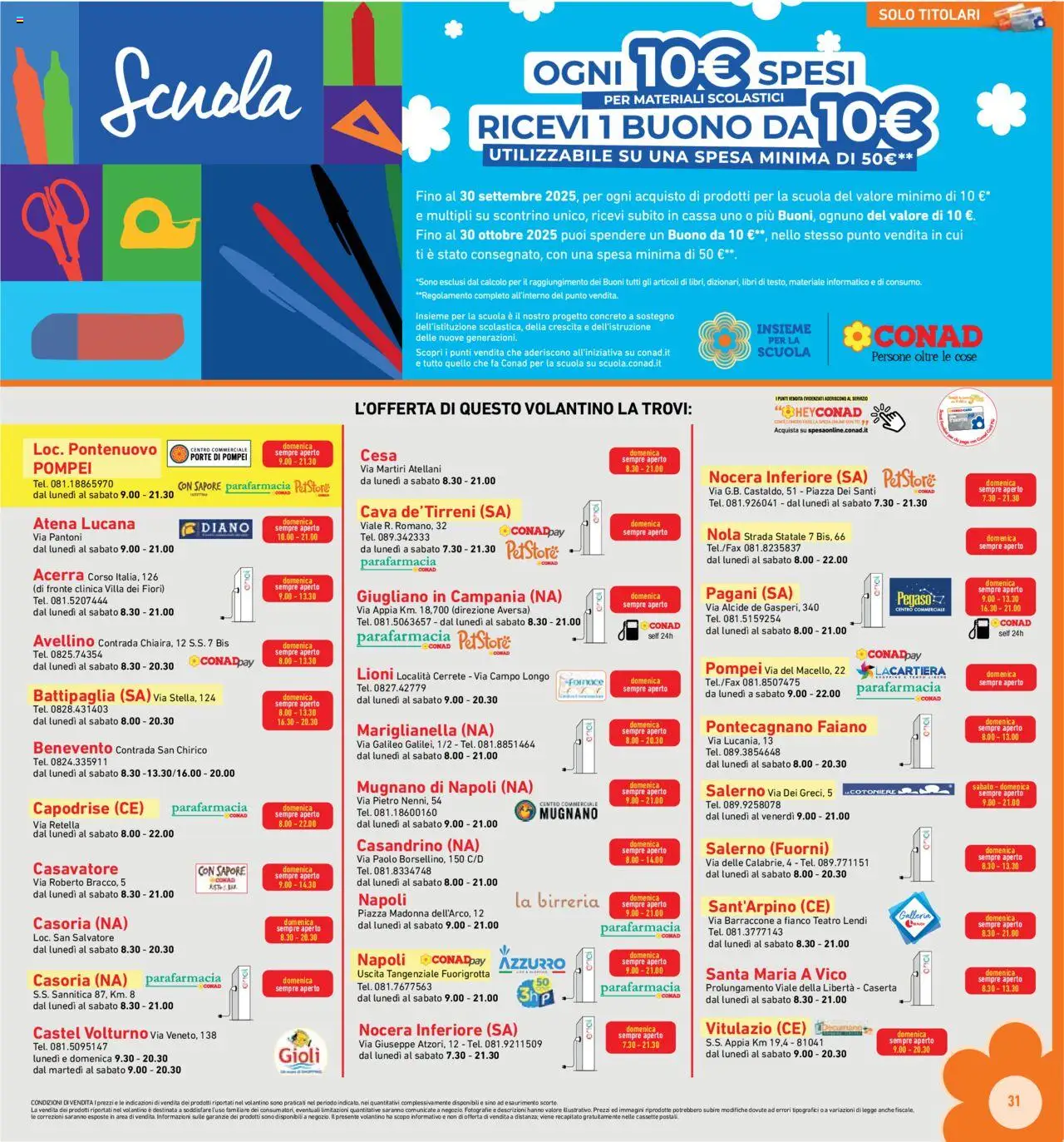 Volantino Conad del 10.09.2025 | Pagina: 31