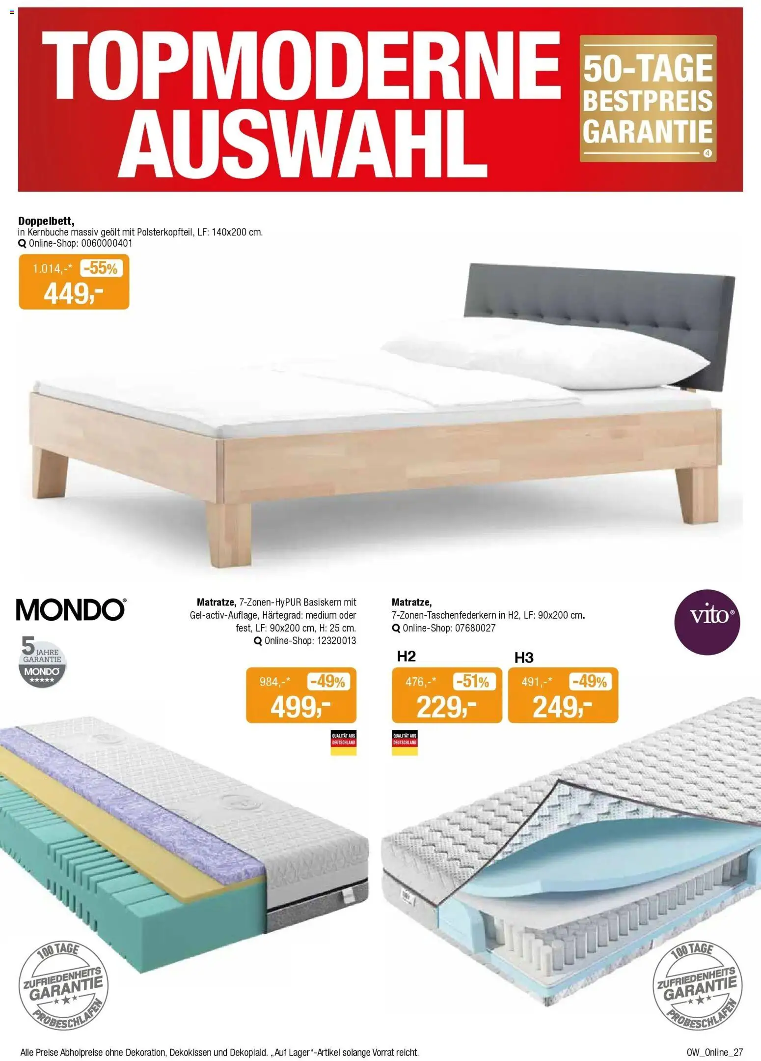 Angebote - Dein trendiges Möbelhaus – gültig ab 21.03.2026 | Seite: 27