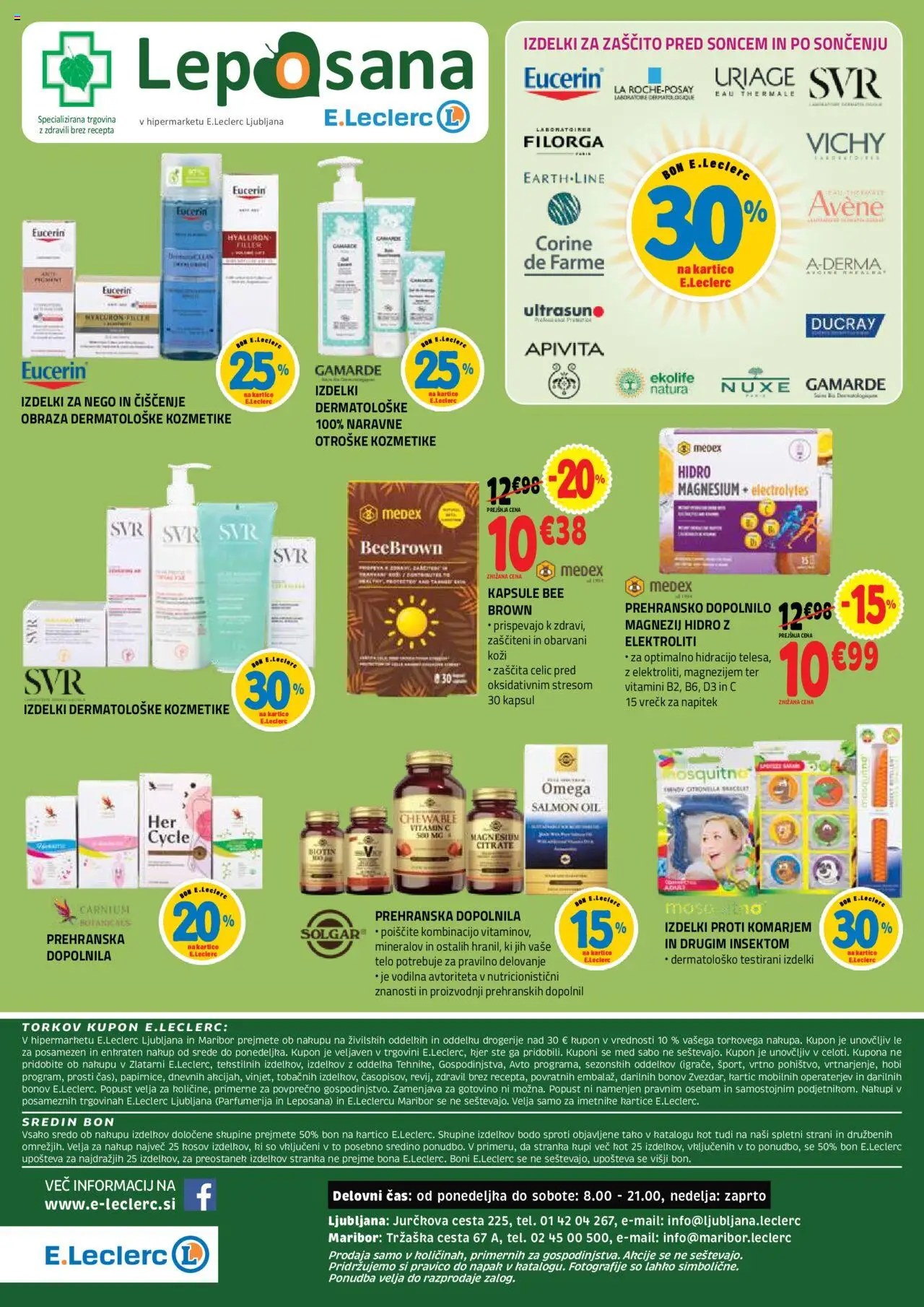 E.leclerc katalog │ velja od 06.08.2025 | Stran: 48 | Izdelki: Prehranska dopolnila