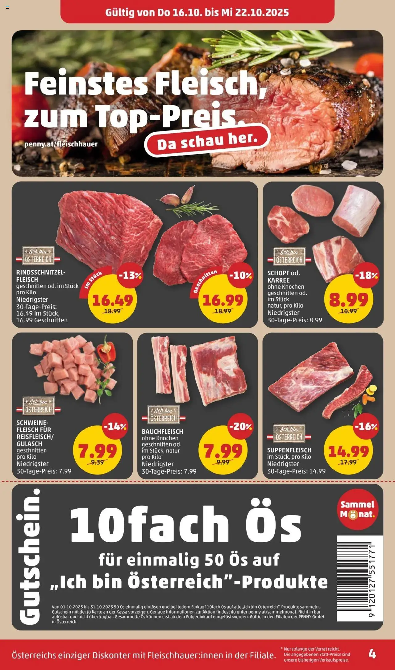 Penny Markt Flugblatt gültig ab 16.10.2025 | Seite: 4