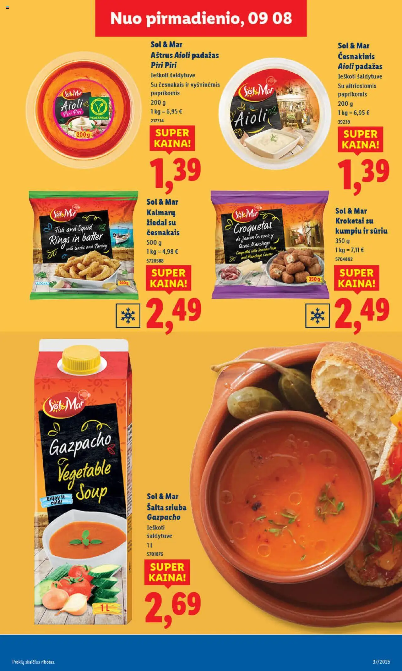 LIDL akcijos nuo 08.09.2025 | Puslapis: 15 | Prekių: Padažas
