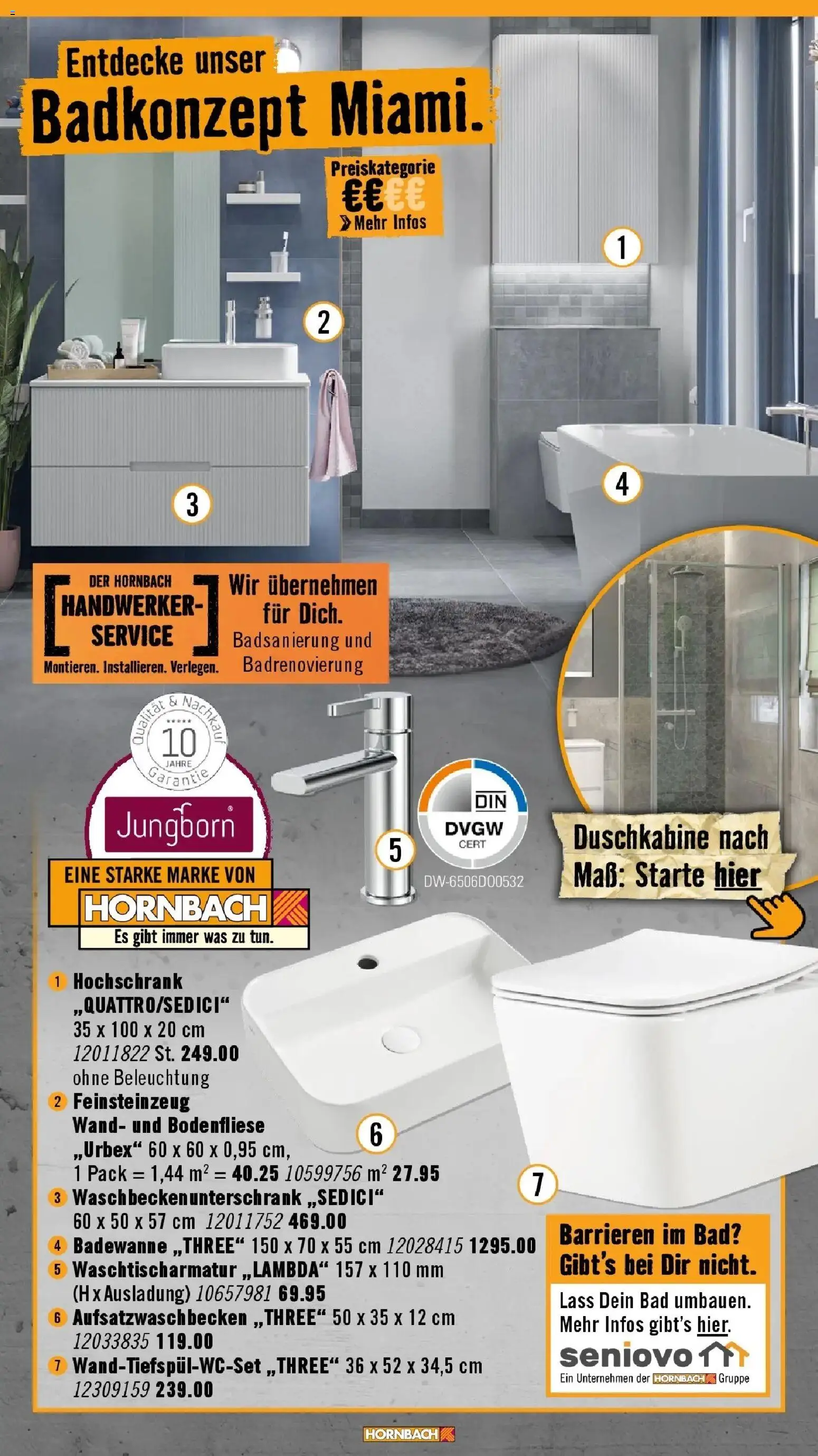 Hornbach Ran ans Projekt. Es ist schon Pflanzzeit. – gültig ab 10.03.2026 | Seite: 34 | Produkte: Bad, Hochschrank
