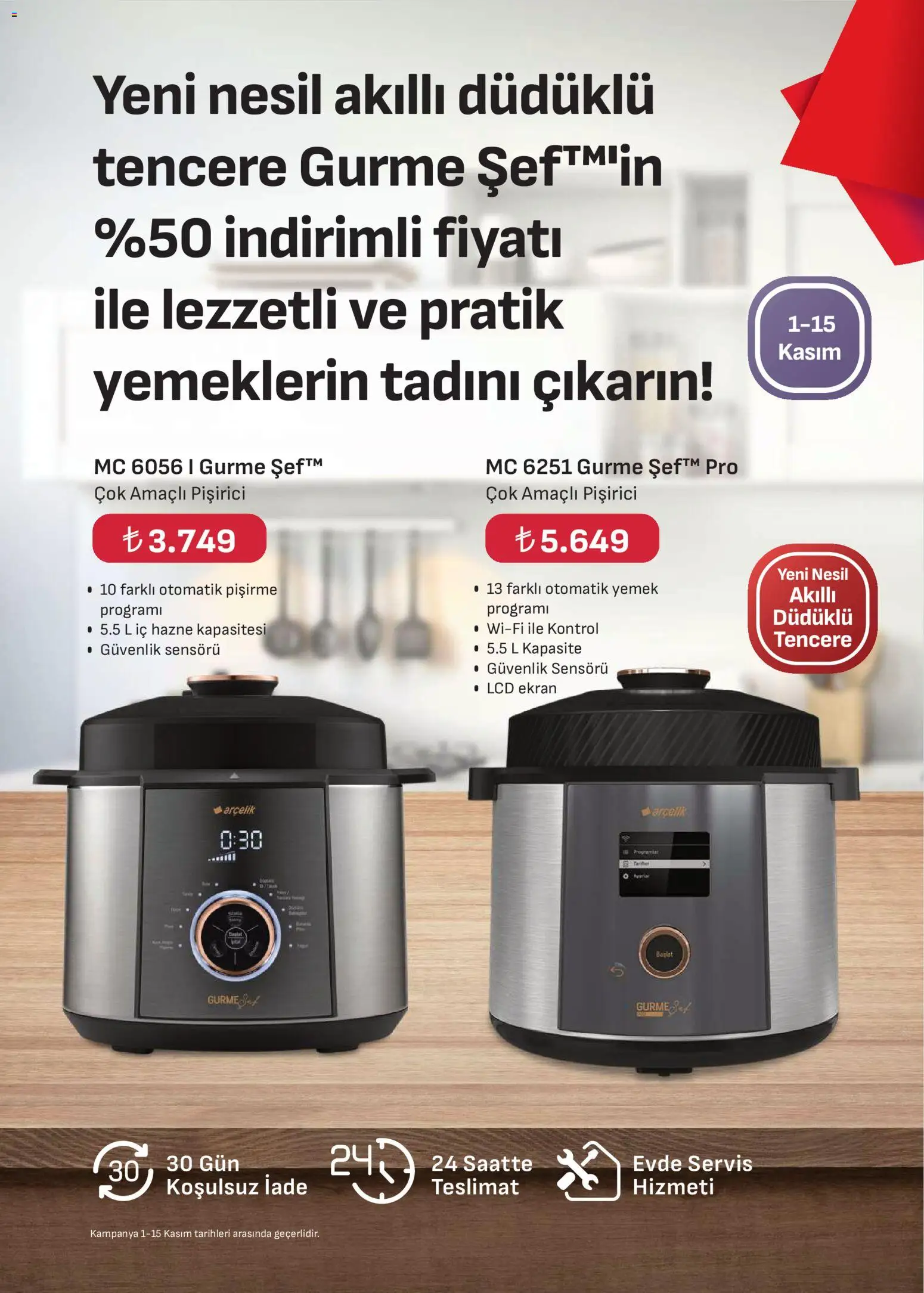 Arçelik Katalog - 01.11.2025 tarihinden itibaren geçerlidir | Sayfa: 52