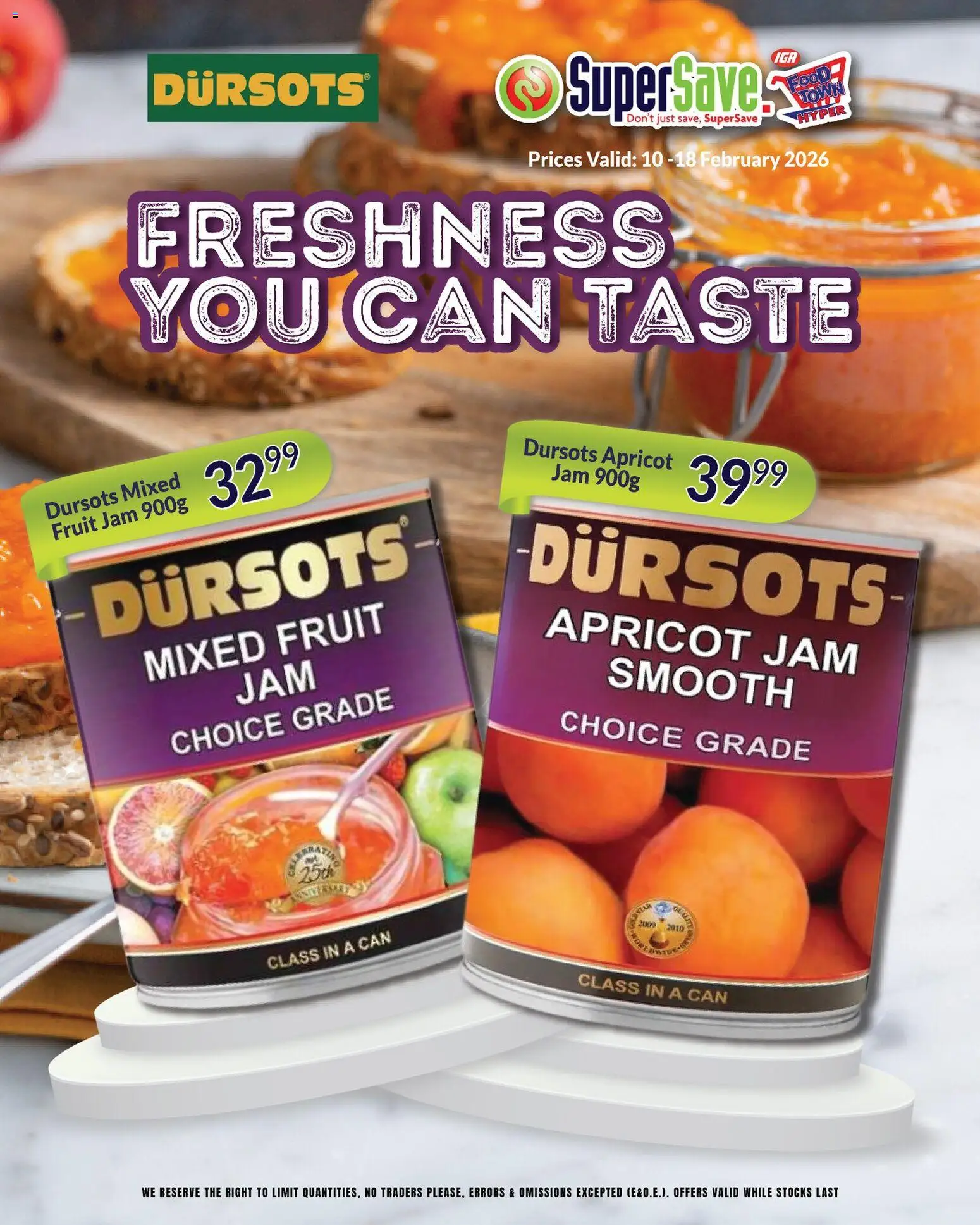 New Super Save catalogue – valid from 10.02.2026 | Page: 2 | Products: Jam, Fruit