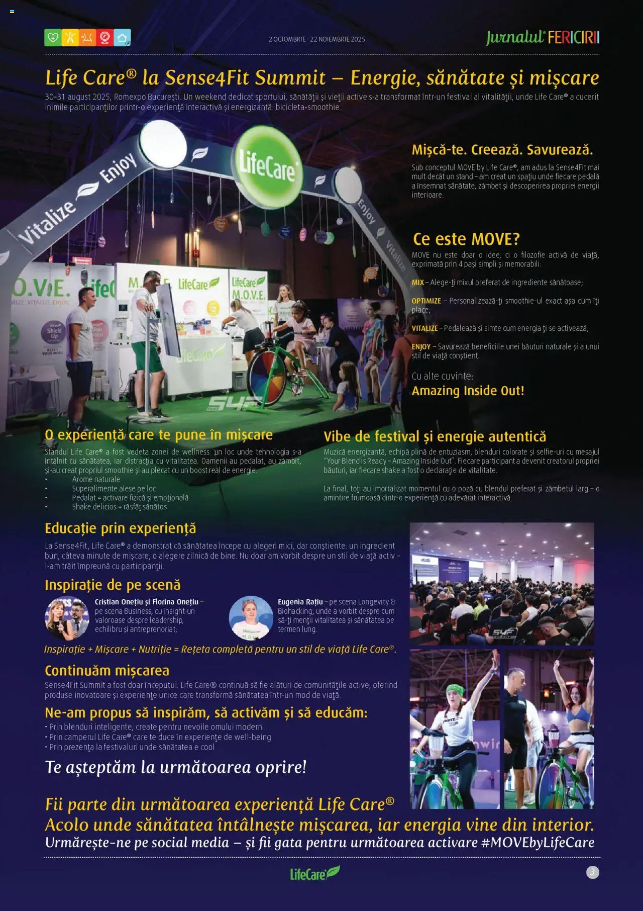 Noul catalog Life Care – valabil de la 02.10.2025 | Pagină: 3 | Produse: Shake, Smoothie