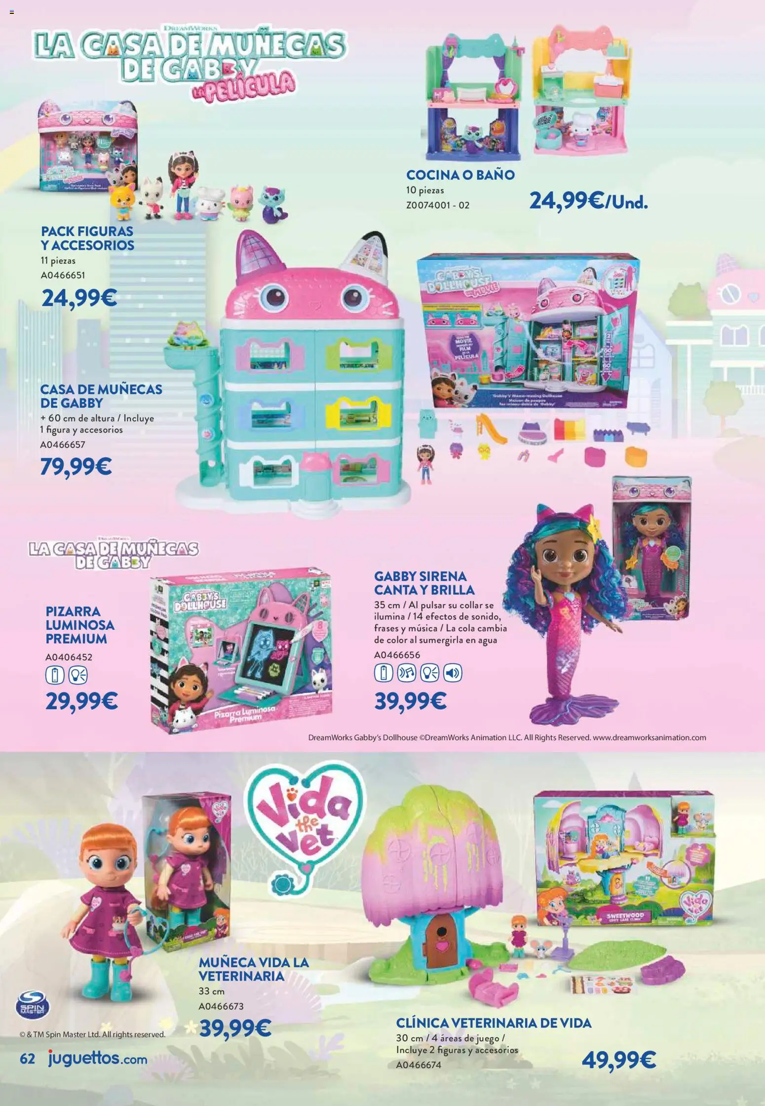 Juguettos catálogo Navidad │ válido desde el 27.10.2025 | Página: 62 | Productos: Muñeca, Casa de muñecas, Cocina, Baño