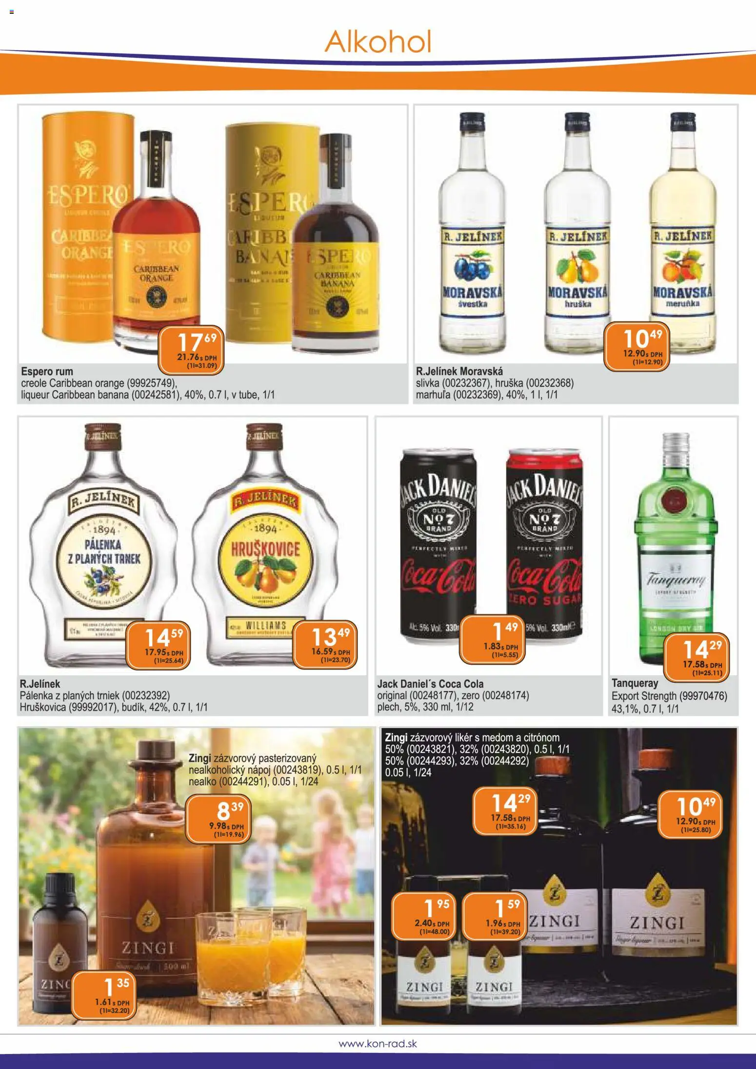 Nové KON - RAD akcie – leták je platný od 01.05.2026 | Strana: 11 | Produkty: Coca cola, Cola, Rum, Jack Daniel's