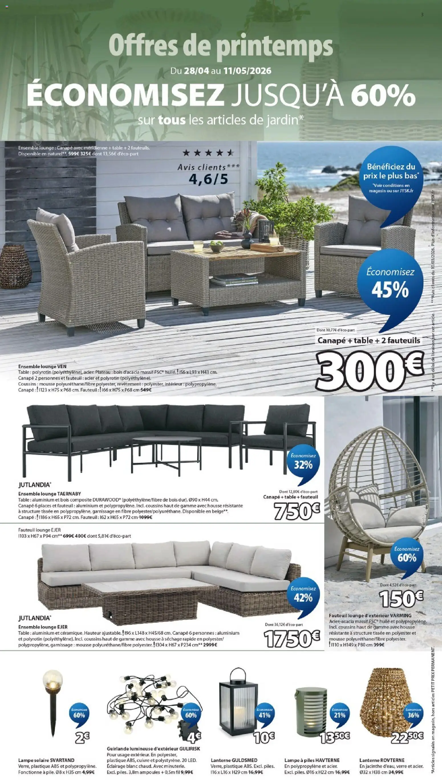 {H1} | Page: 3 | Produits: Fauteuil, Lampe, Huile, Piles