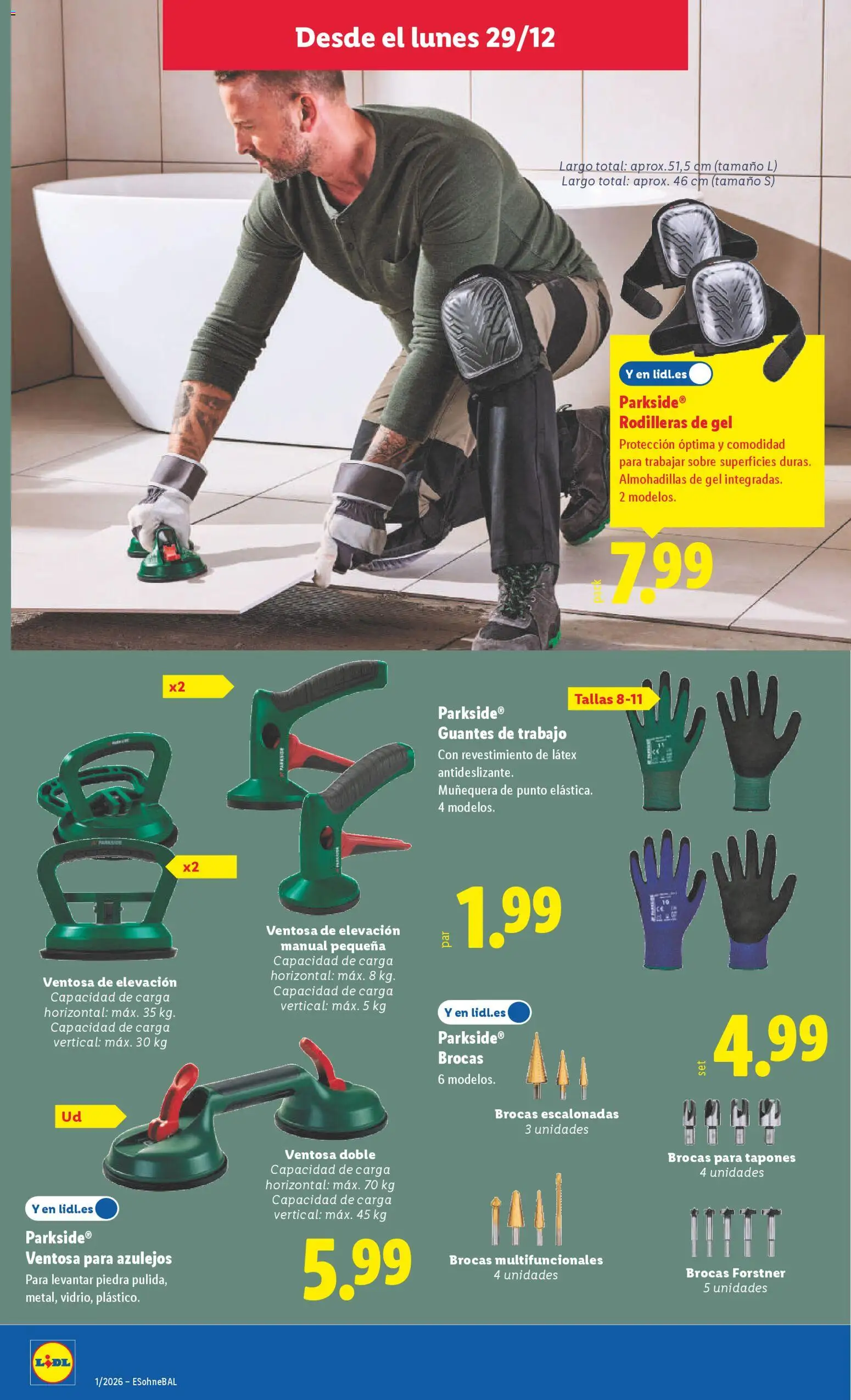 Lidl folleto de bazar │ válido desde el 29.12.2025 | Página: 6 | Productos: Guantes