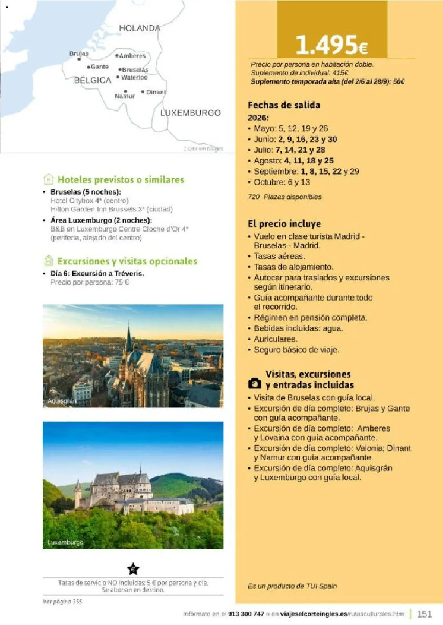 Viajes El Corte Inglés Rutas Culturales de la Comunidad de Madrid │ válido desde el 01.04.2026 | Página: 151