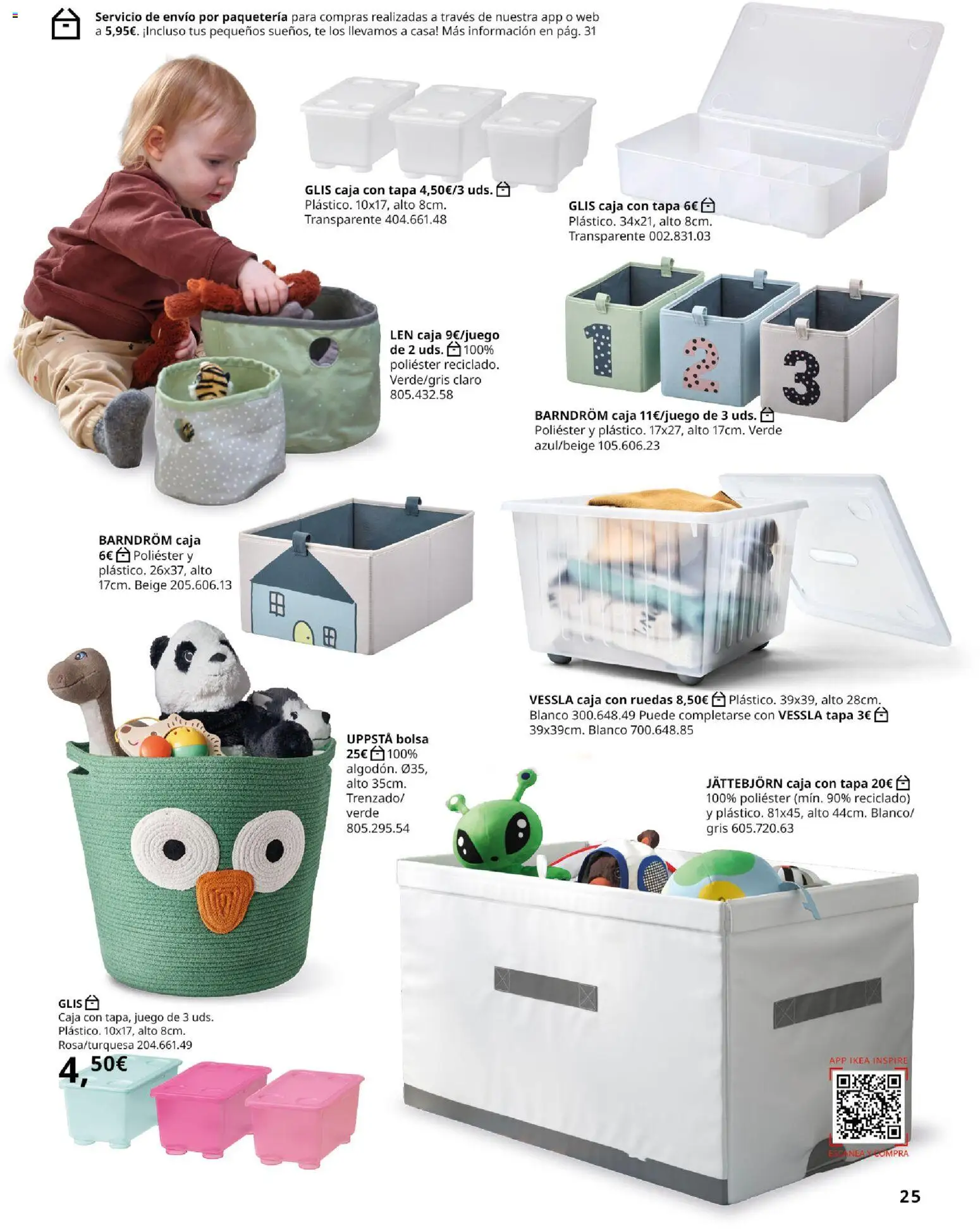 Catálogo IKEA Juguetes │ válido desde el 02.12.2025 | Página: 25 | Productos: Té, Bolsa, Caja