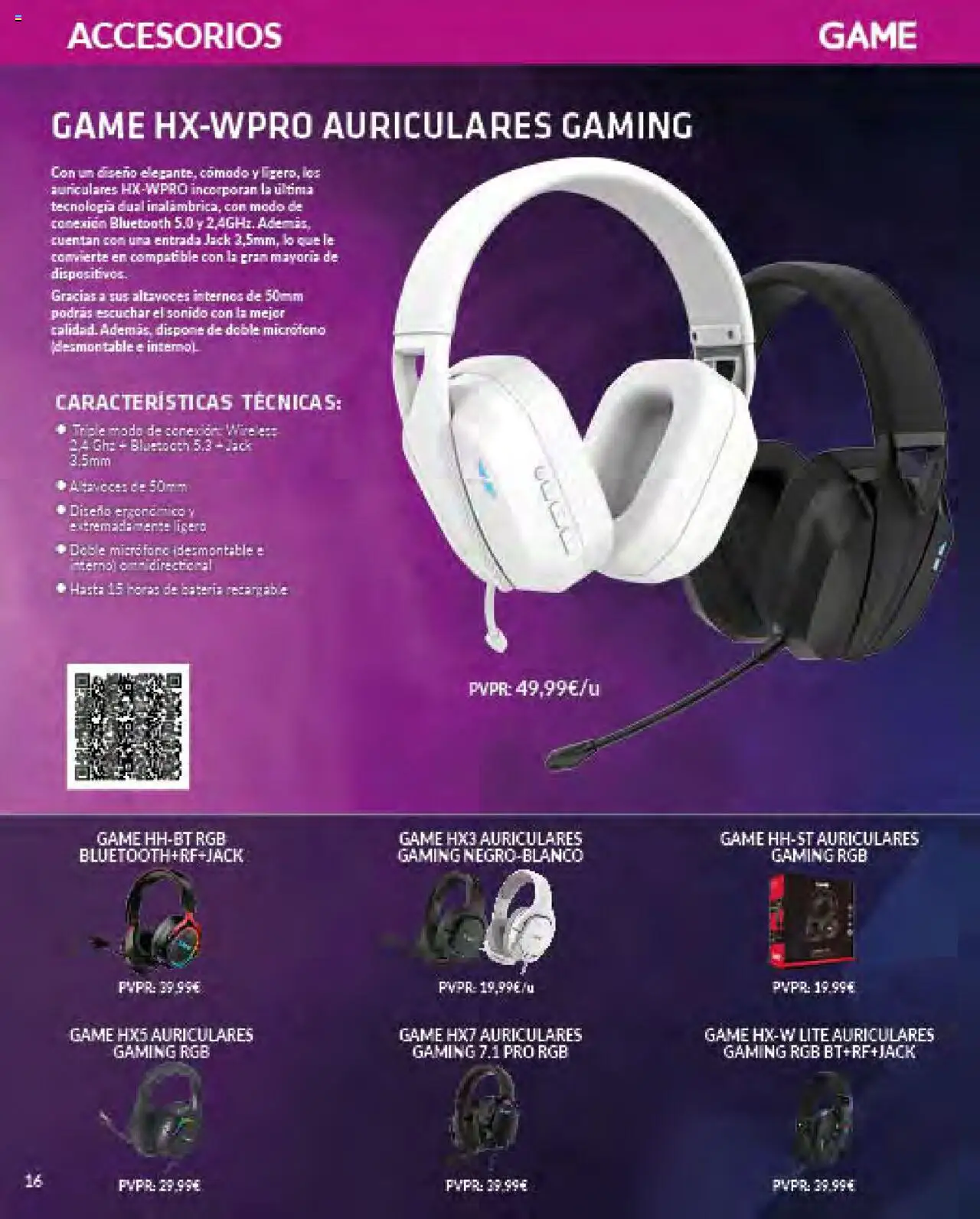 Game - PC Gaming  │ válido desde el 10.12.2024 | Página: 14 | Productos: Altavoces, Auriculares, Micrófono, Batería