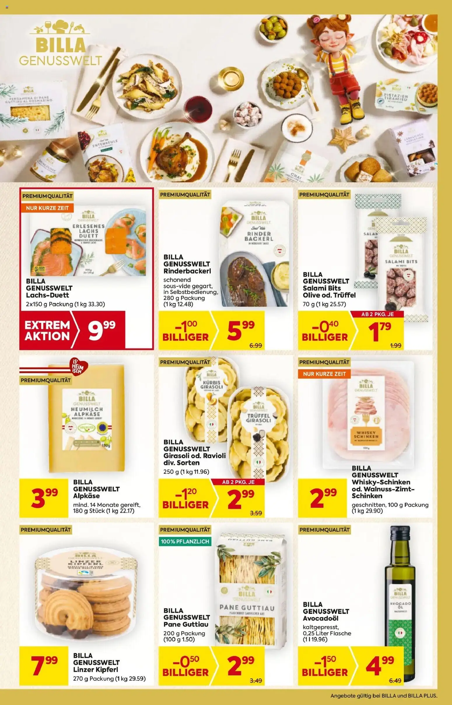 Billa Flugblatt - Grieskirchen, Wallern An Der Trattnach, Ansfelden gültig ab 13.11.2025 | Seite: 7 | Produkte: Avocado, Kürbis, Salami, Schinken