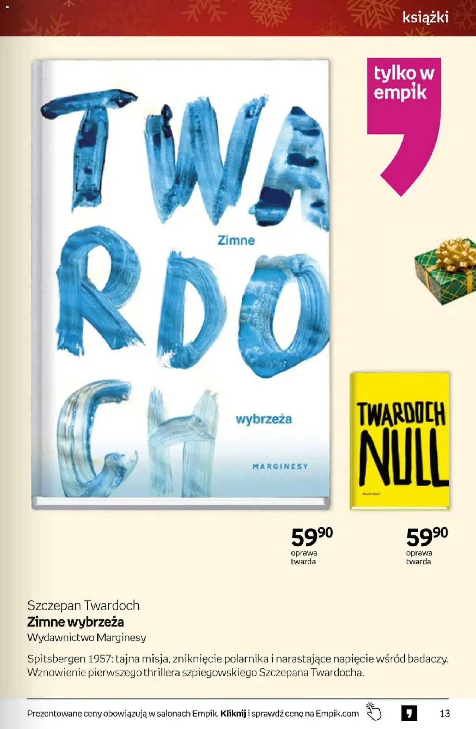 Empik promocje - Tom kultury Książki od 10.12.2025 | Strona: 13 | Produkty: Książki