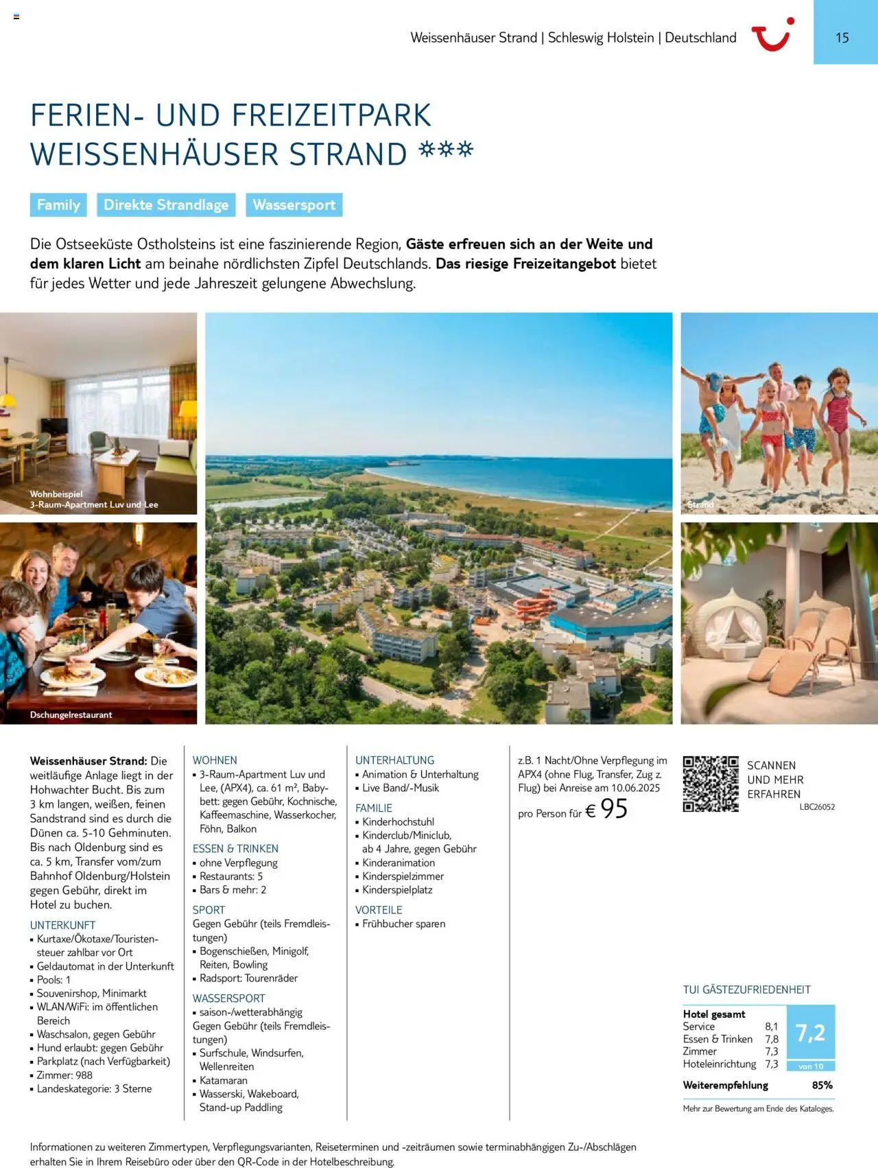 TUI Prospekt 	 – gültig ab 01.11.2024 | Seite: 15 | Produkte: Bett