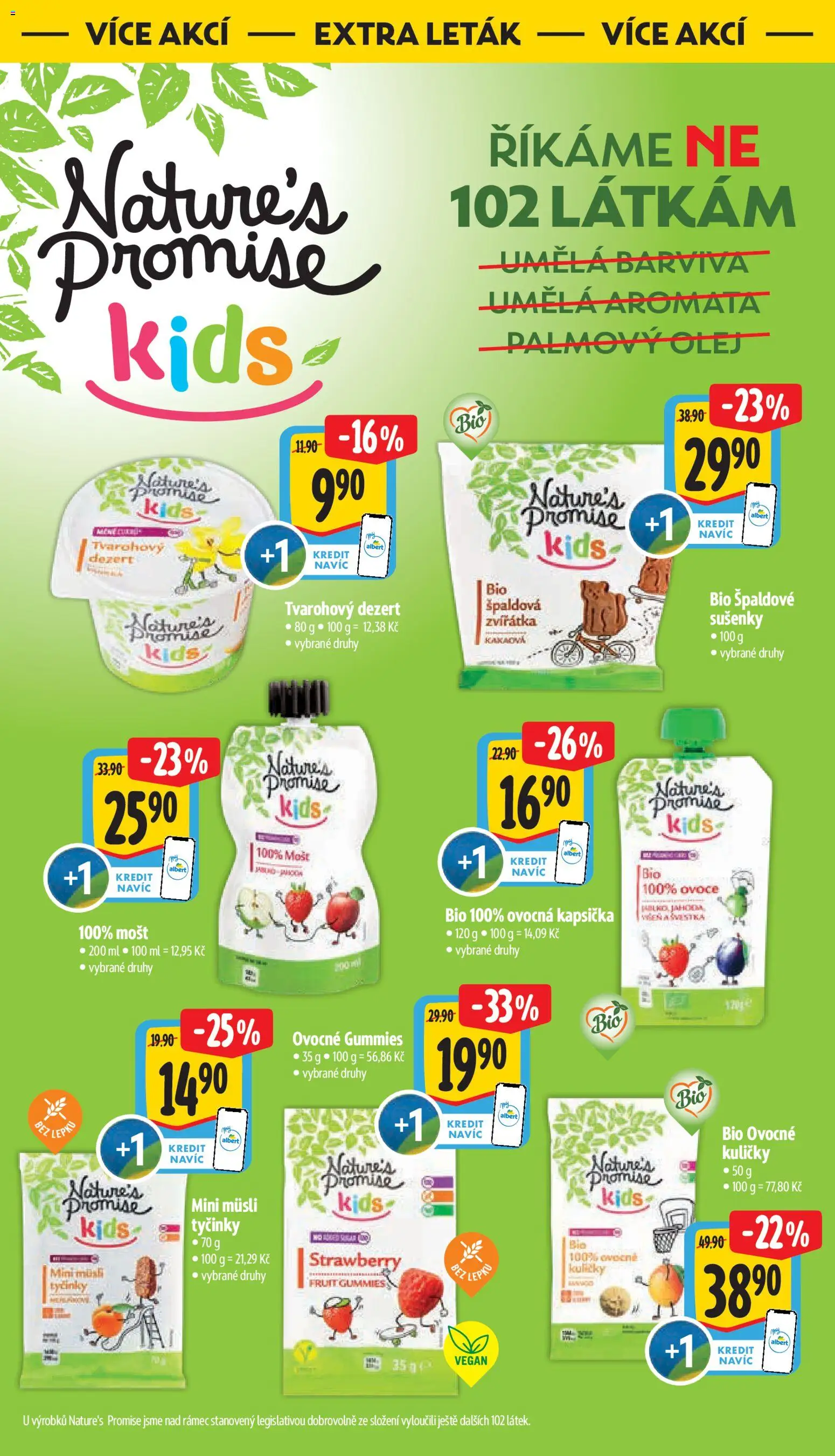 Albert leták - Supermarket od 19.11.2025 | Strana: 32 | Produkty: Vegan, Tyčinky, Kuličky, Sušenky