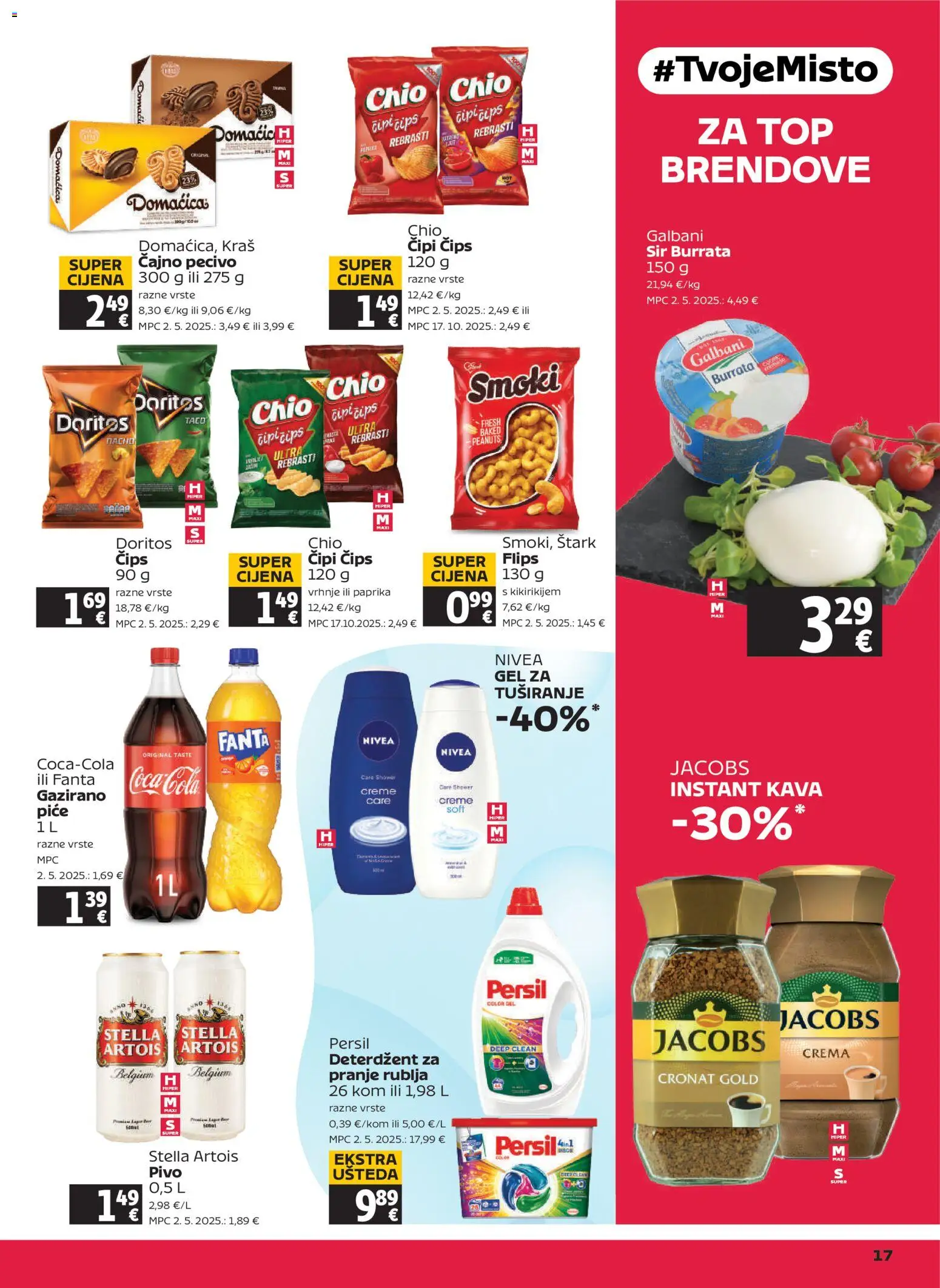 Tommy katalog | vrijedi od 19.03.2026 | Stranica: 17 | Proizvodi: Flips, Sir, Deterdžent, Čips