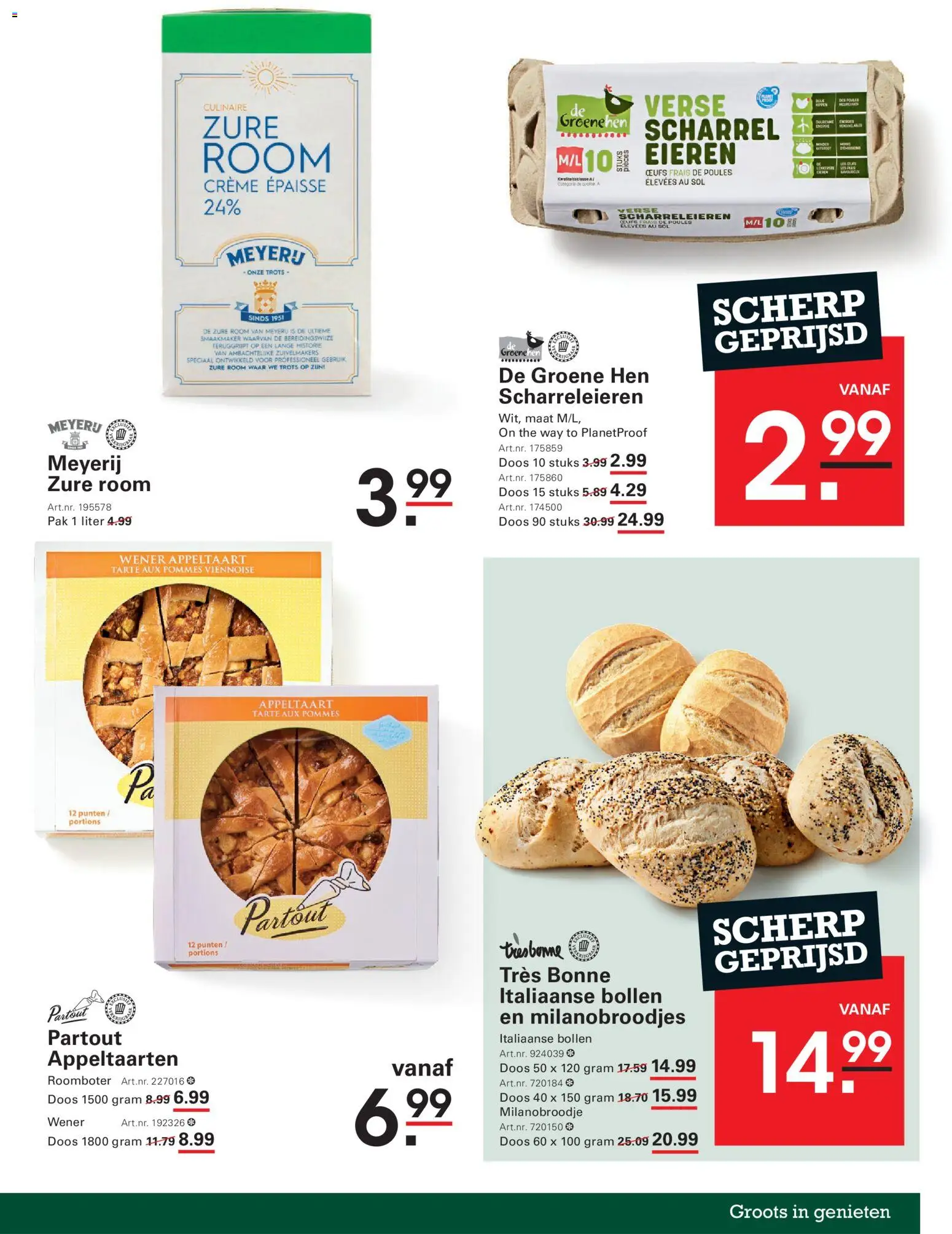 {H1} | Pagina: 9 | Producten: Eieren, Zure room, Room, Roomboter