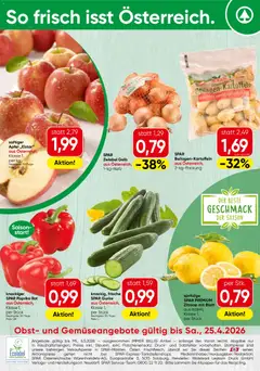 Spar Obst & Gemüse ab 20.04.2026 gültig