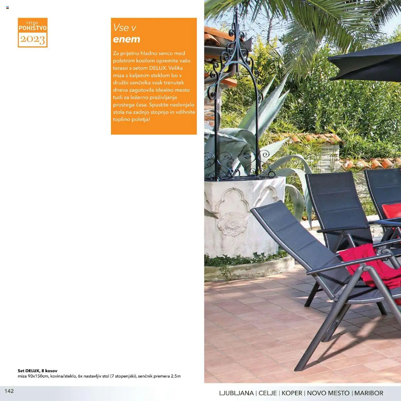 Harvey Norman - Katalog - Vrtno pohištvo │ velja od 01.03.2023 | Stran: 142