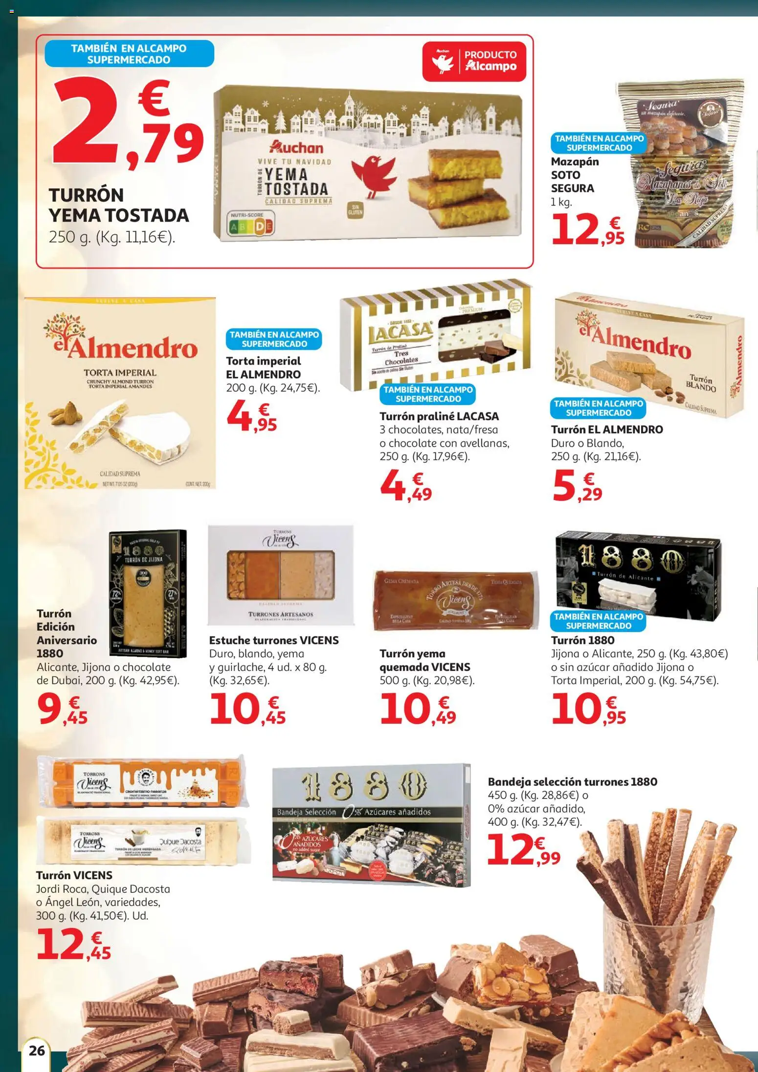 Alcampo - HG Unico │ válido desde el 11.12.2025 | Página: 26 | Productos: Chocolate, Bandeja