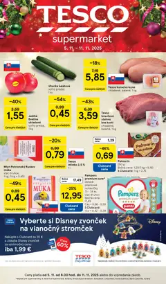 Tesco leták platný od 05.11.2025