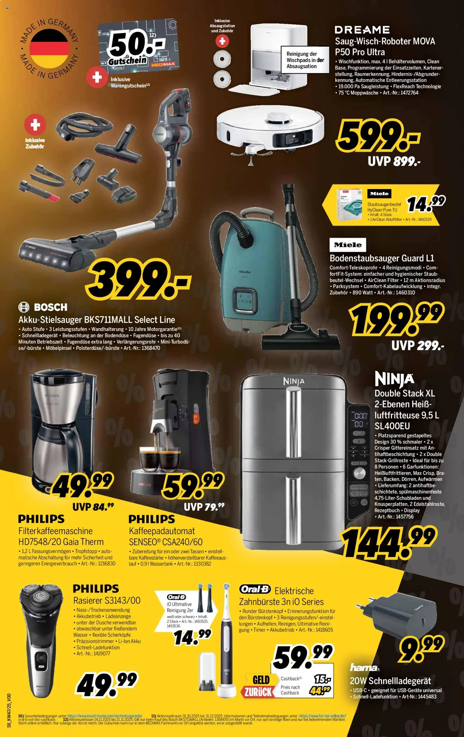 Medimax - Black Friday – gültig ab 14.11.2025 | Seite: 6 | Produkte: Bosch, Zahnbürste, Wasser, Filterkaffeemaschine