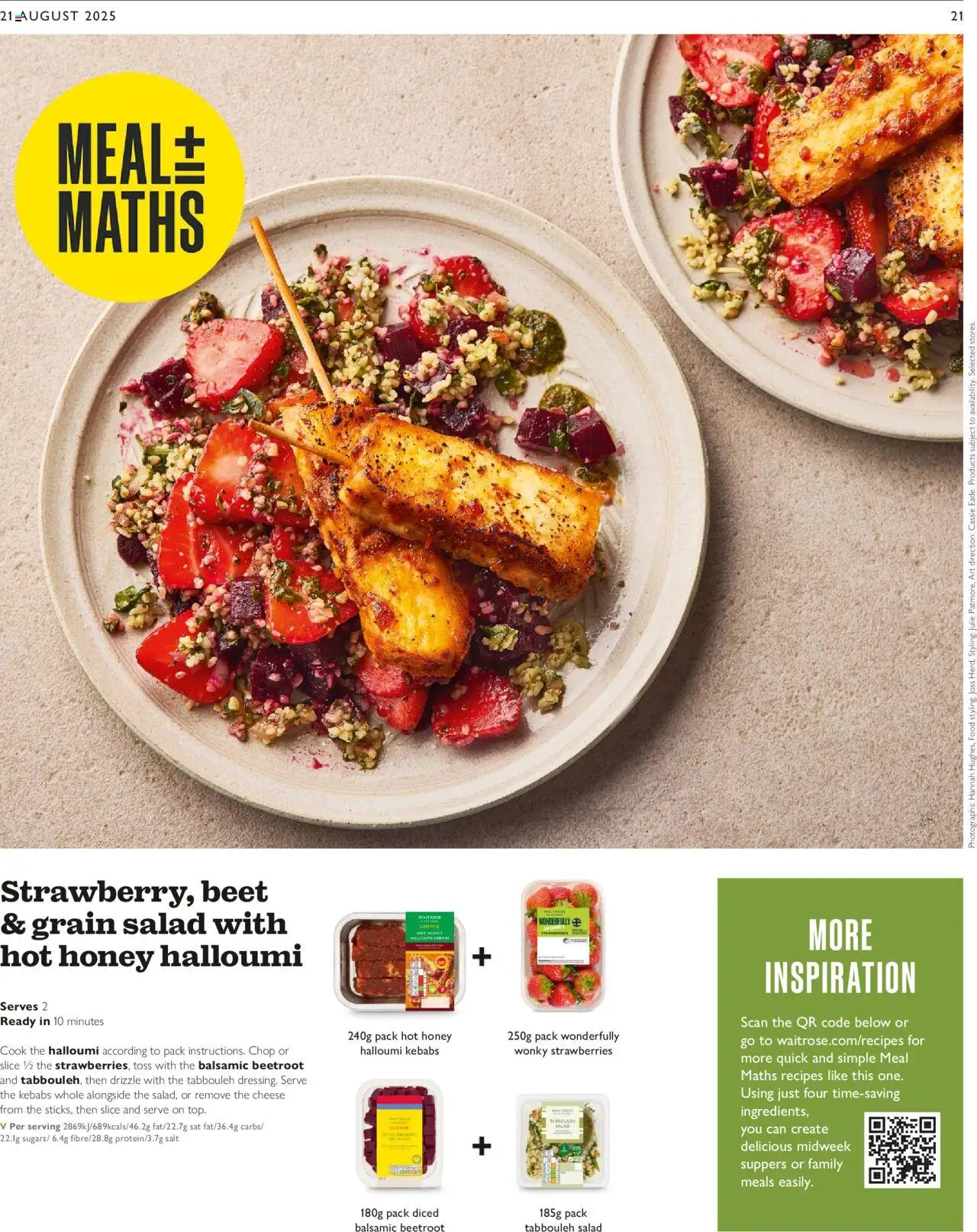  | Page: 21 | Products: Cheese, Strawberries, Salad, Honey