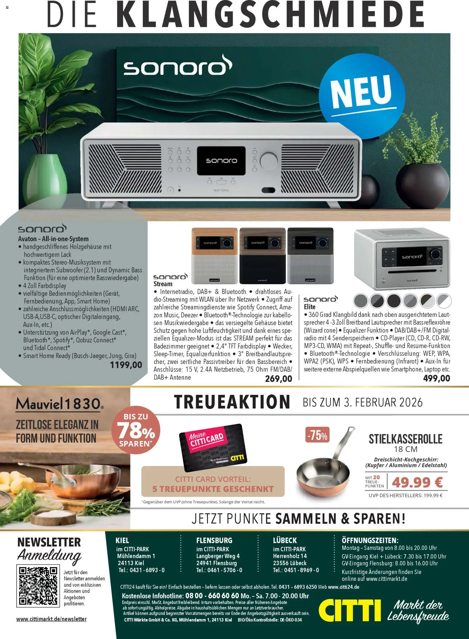 CITTI Markt  Ideen fürs Fest – gültig ab 26.11.2025 | Seite: 28 | Produkte: Lautsprecher, Laptop, Antenne, Uhr