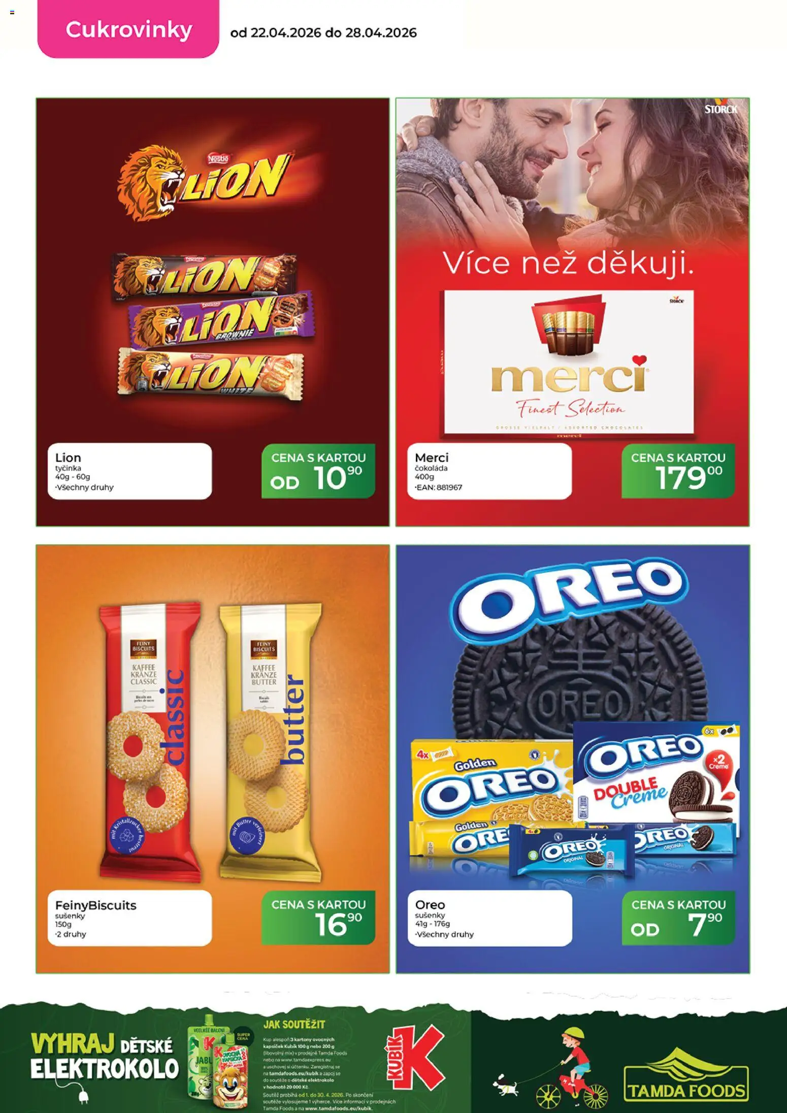 Tamda Foods leták od 22.04.2026 | Strana: 30 | Produkty: Čokoláda, Finest, Elektrokolo, Sušenky
