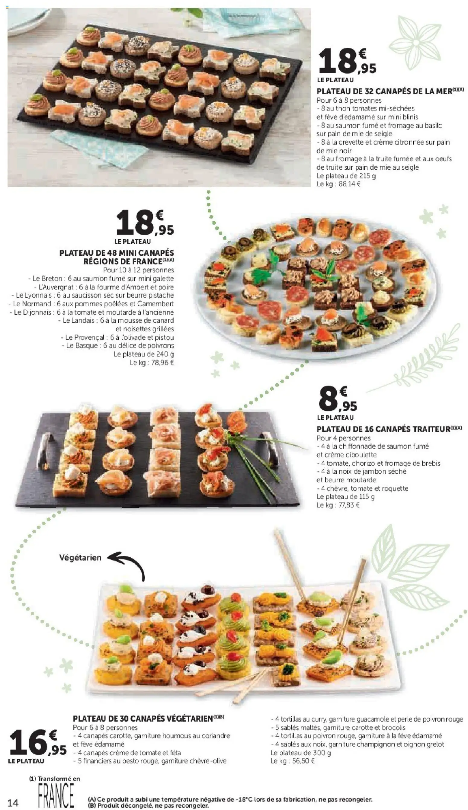 {H1} | Page: 14 | Produits: Chorizo, Poire, Noisettes, Guacamole