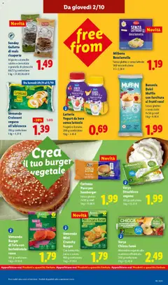 Anteprima del volantino Latteria Yogurt da bere senza lattosio, Fragola o banana 200 g confezione valido a partire dal 29.09.2025 | Pagina: 29