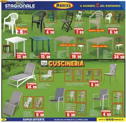 Anteprima del volantino Maury's volantino valido a partire dal 26.03.2026 | Pagina: 16 | Prodotti: Braccioli, Lettino, Tavolo, Sedia