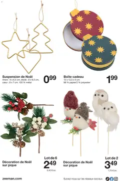 Zeeman - Prévisualisation de Zeeman - Le dépliant de cette semaine valide à partir de 01.11.2025 | Page: 17 | Produits: Decoration de noel, Suspension