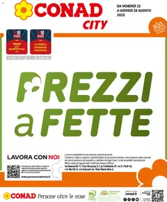 Anteprima del volantino Conad City Lombardia catalogo valido a partire dal 22.08.2025